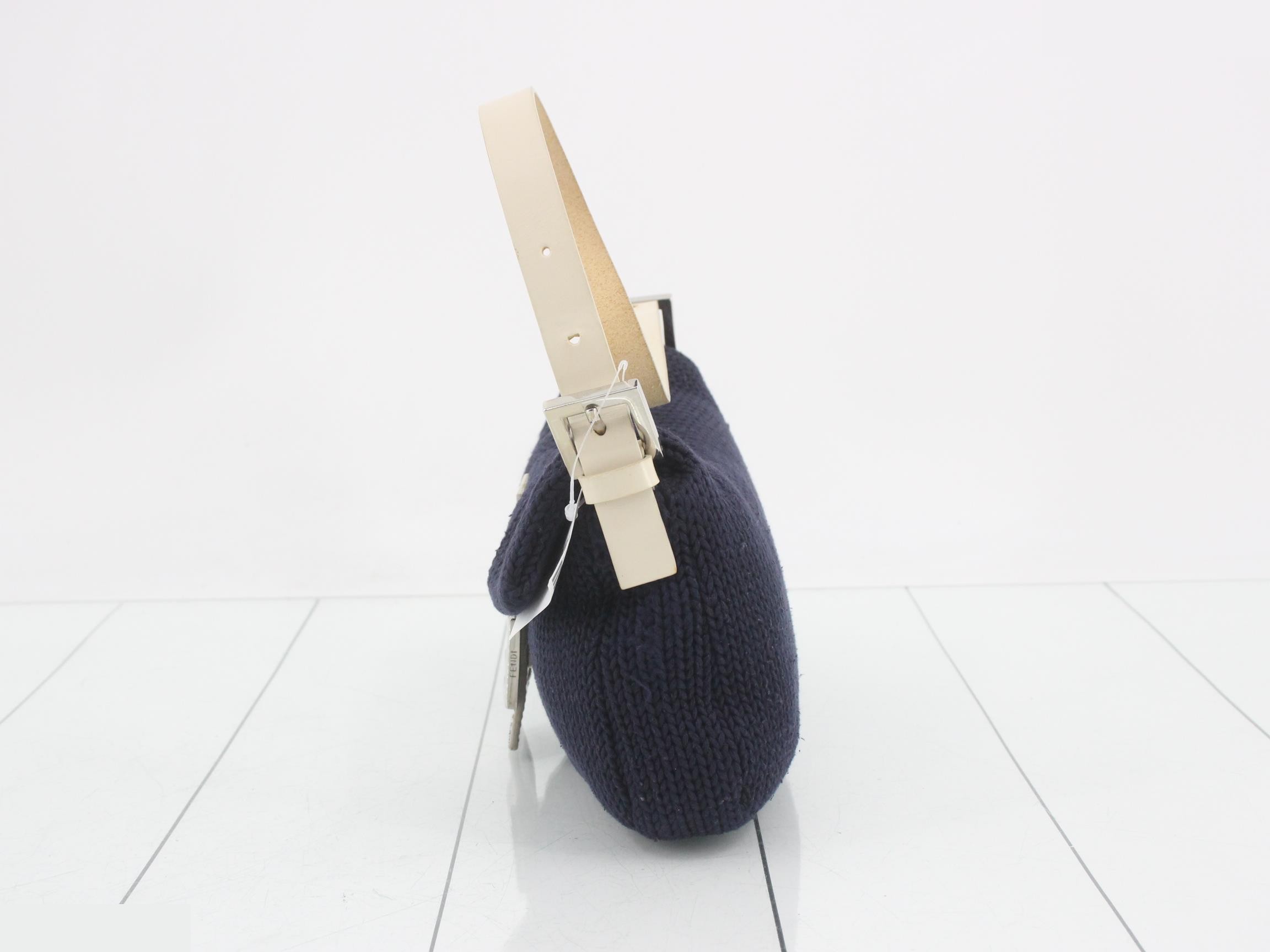 Mamma Baguette Knit One-Shoulder Bag — view 3