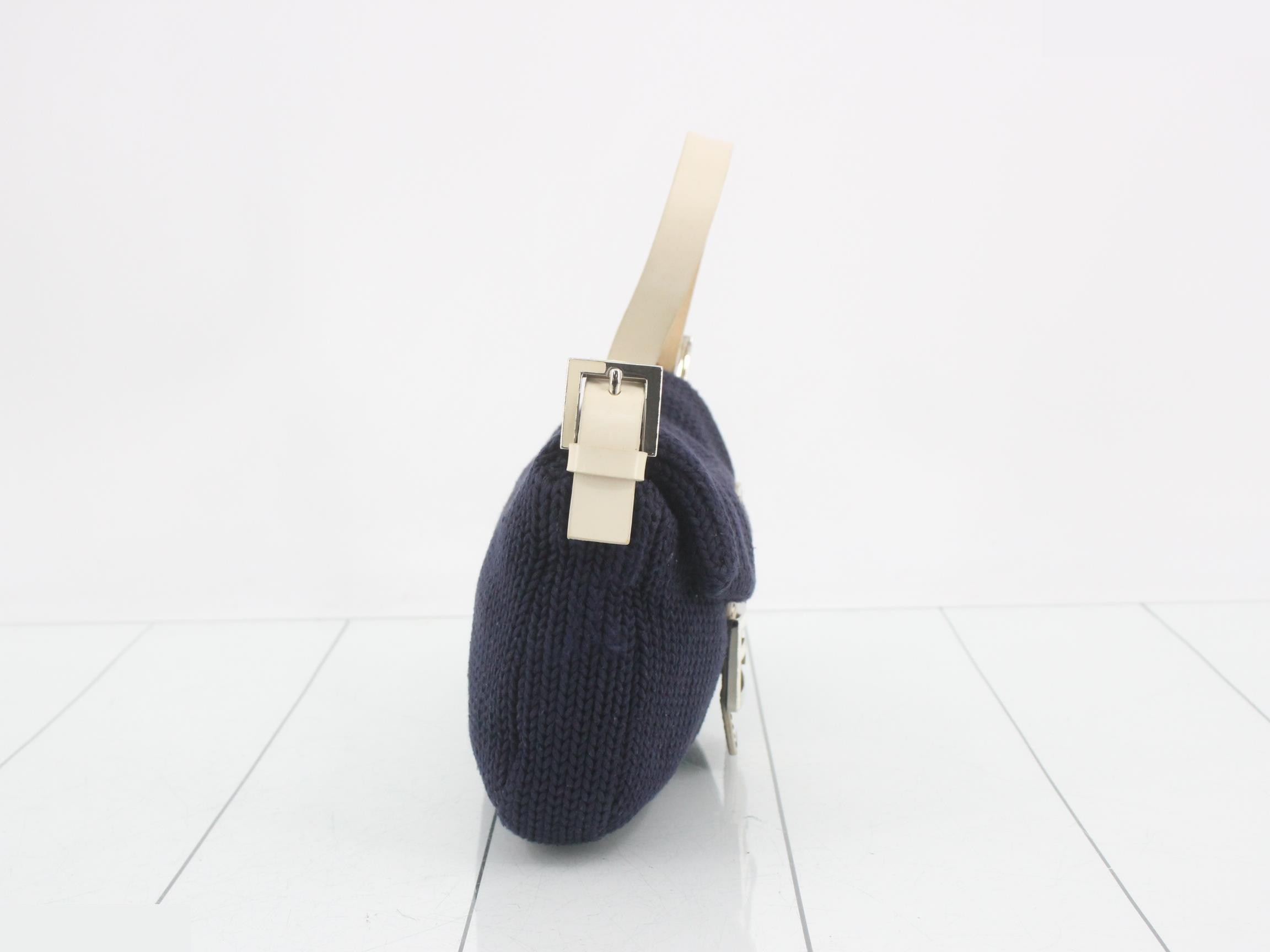 Mamma Baguette Knit One-Shoulder Bag — view 4