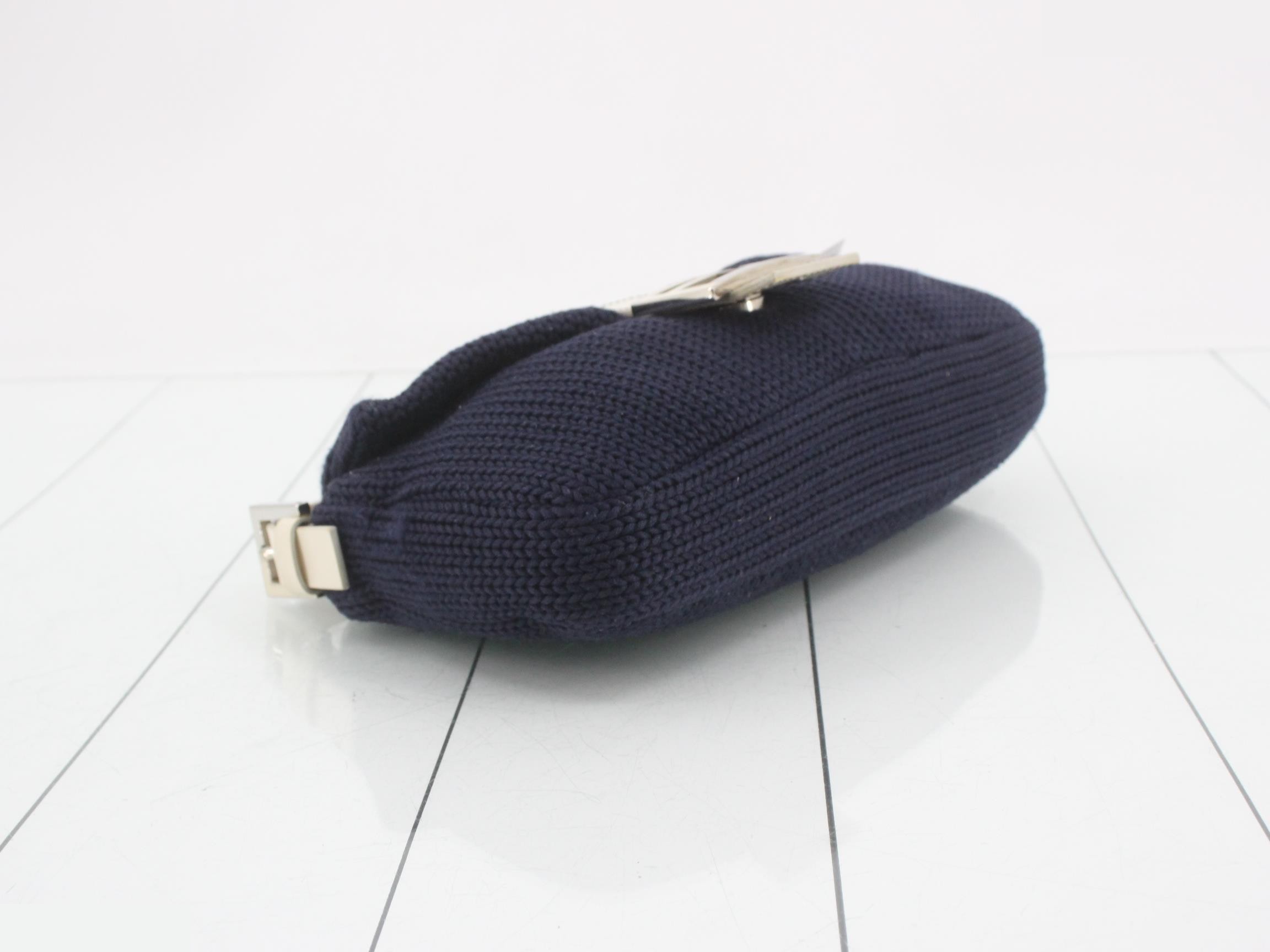 Mamma Baguette Knit One-Shoulder Bag — view 5
