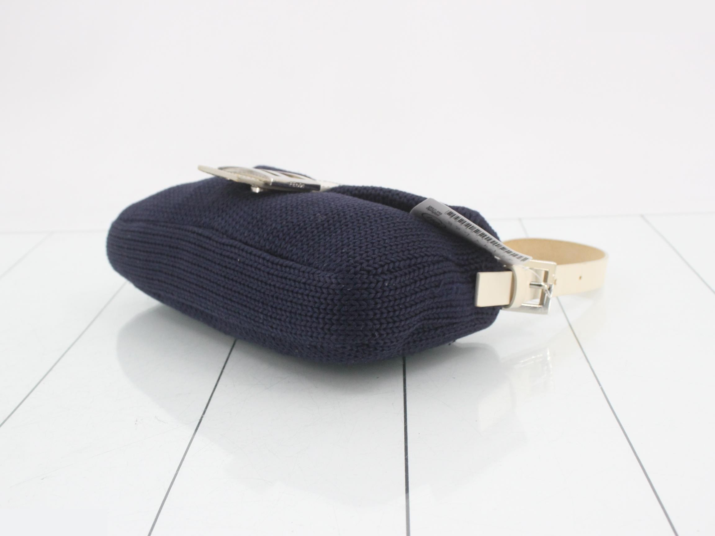 Mamma Baguette Knit One-Shoulder Bag — view 6