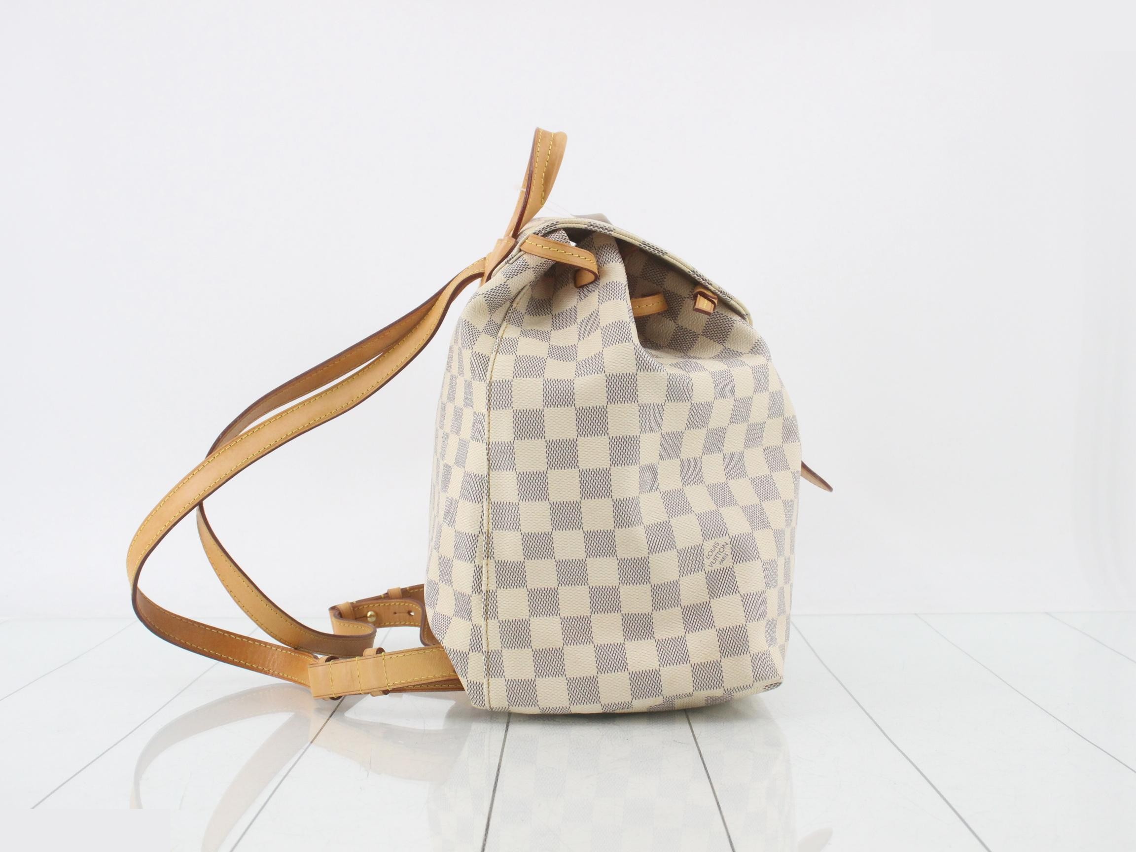 Damier Azur Speron Backpack — view 4