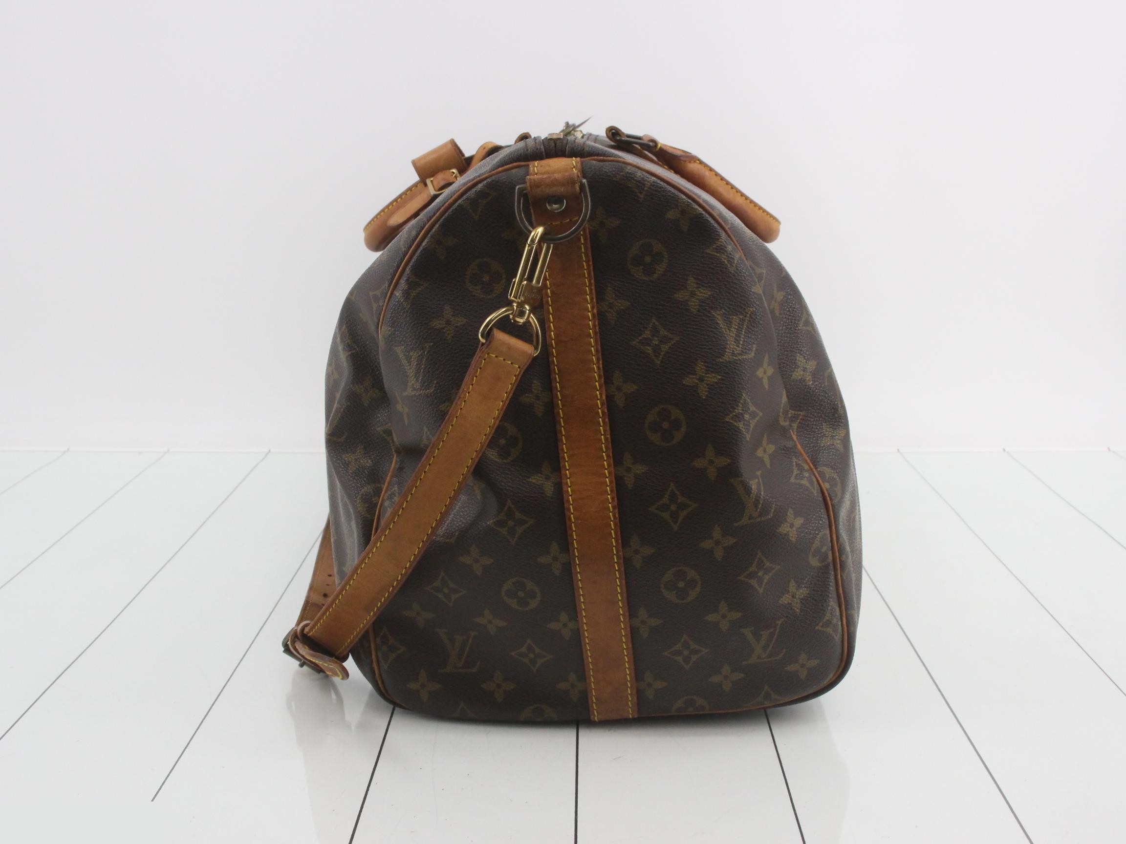 Monogram Boston Bag Keepall Bandoulière 55 — view 3