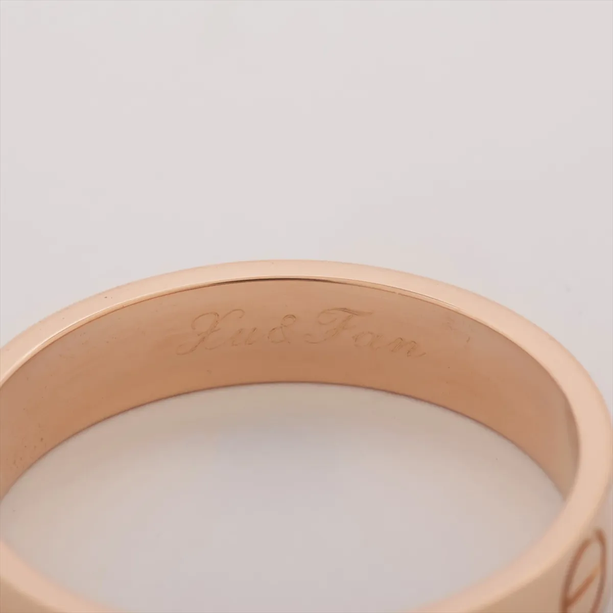 Mini Love Ring 750 (PG) 2.9g Size 50 Name RL4431 Metal imperfections — view 3