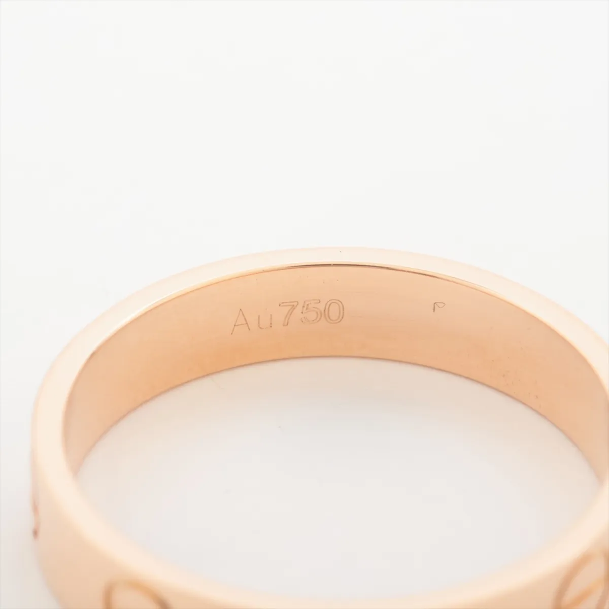 Mini Love Ring 750 (PG) 2.9g Size 50 Name RL4431 Metal imperfections — view 5