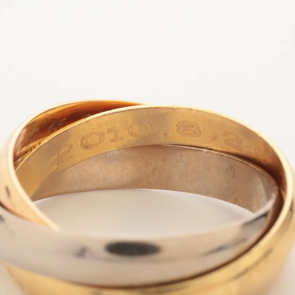 Trinity Ring 750 (Yellow Gold x Pink Gold x White Gold) 4.4g Size 46 Name IL3522 — view 6