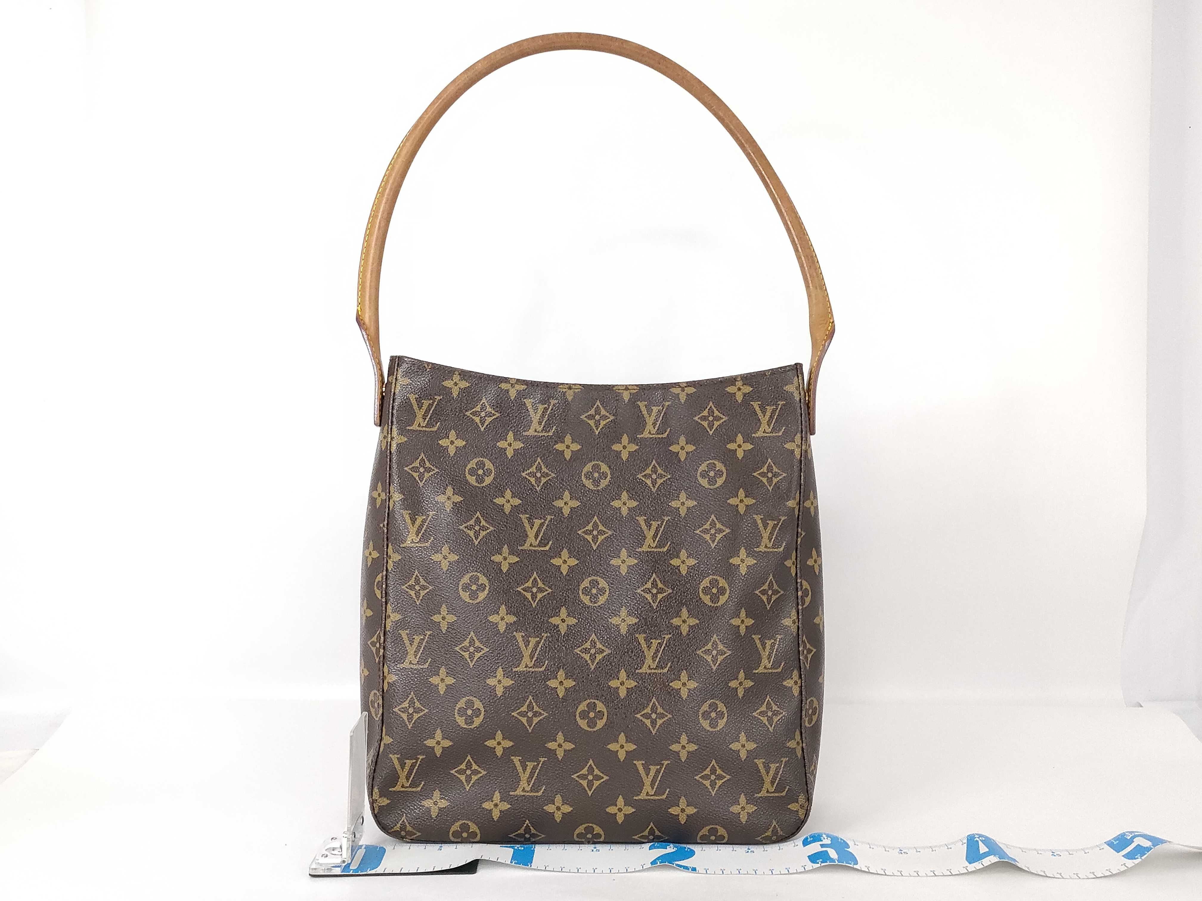 Monogram Louis Vuitton M51145 Looping GM MI1819 Shoulder Bag Monogram Shoulder Bag — view 2