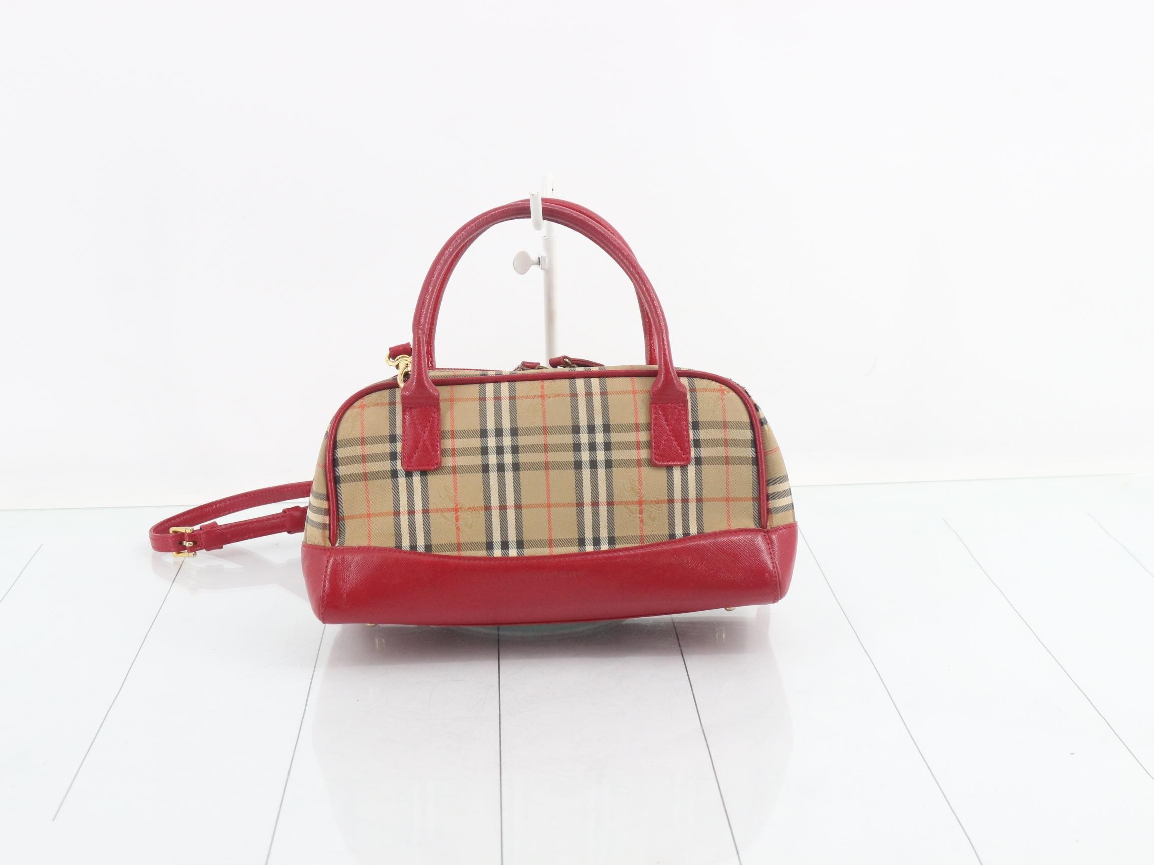 Nova check canvas handbag — view 2