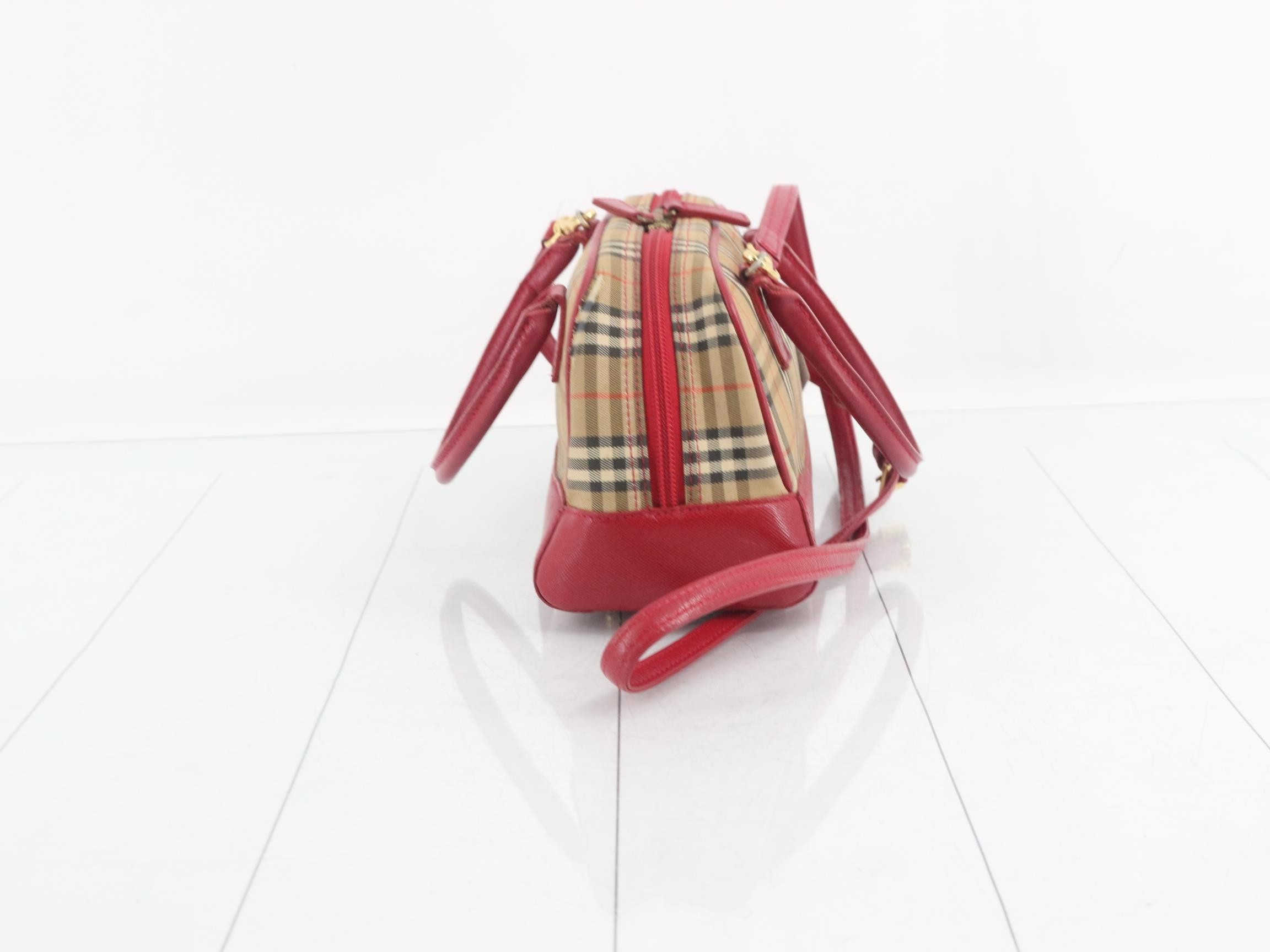 Nova check canvas handbag — view 4