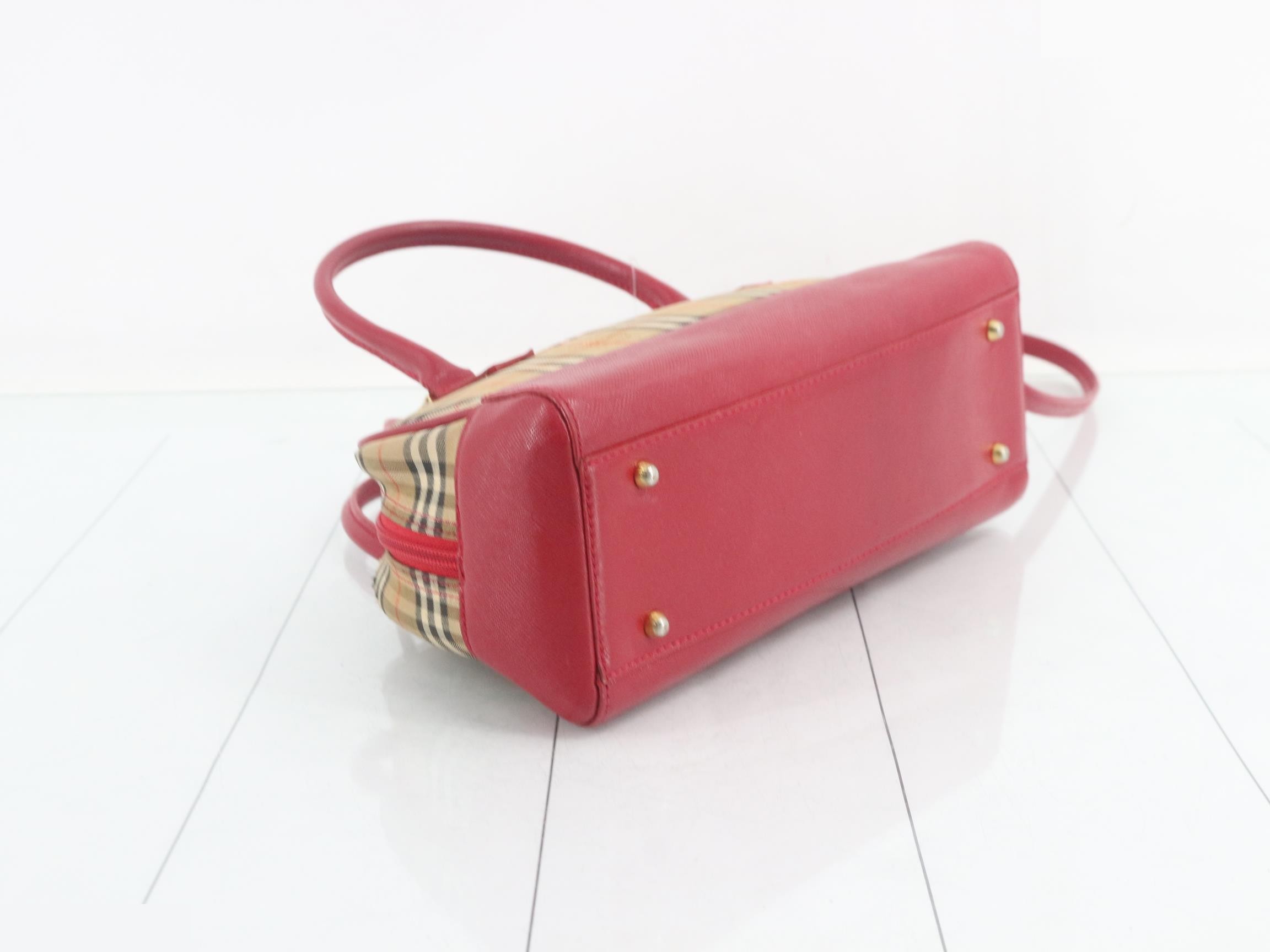 Nova check canvas handbag — view 5