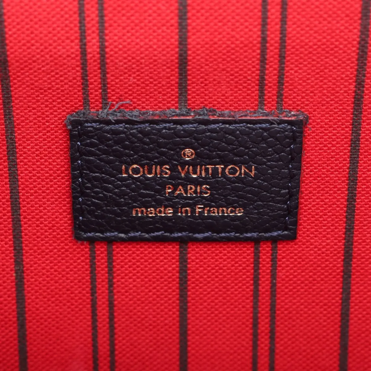 Monogram Empreinte Pochette Métis MM M44071 AR5200 Navy x Red (RFID detected) — view 12