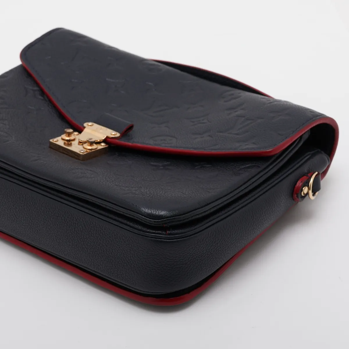 Monogram Empreinte Pochette Métis MM M44071 AR5200 Navy x Red (RFID detected) — view 3