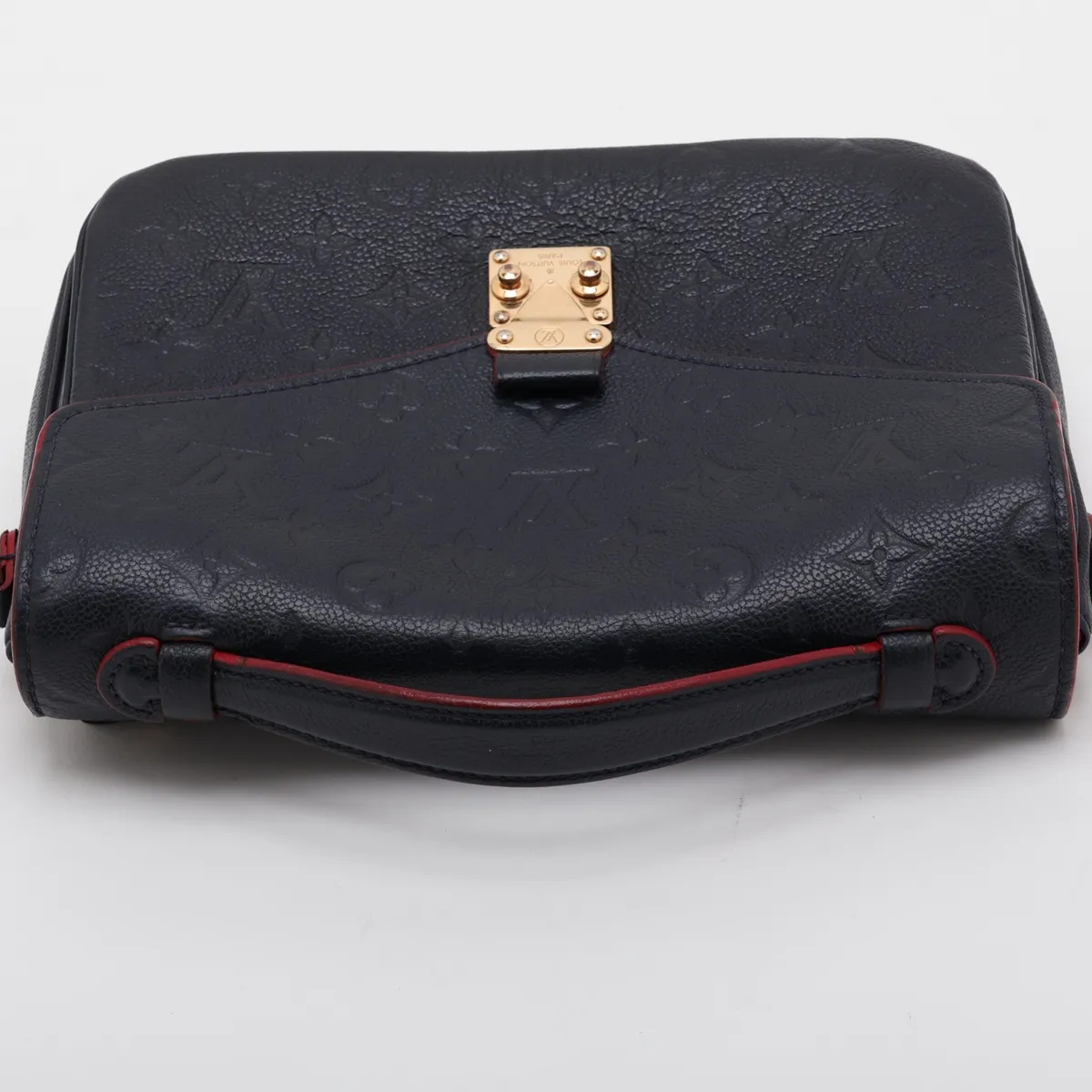 Monogram Empreinte Pochette Métis MM M44071 AR5200 Navy x Red (RFID detected) — view 5