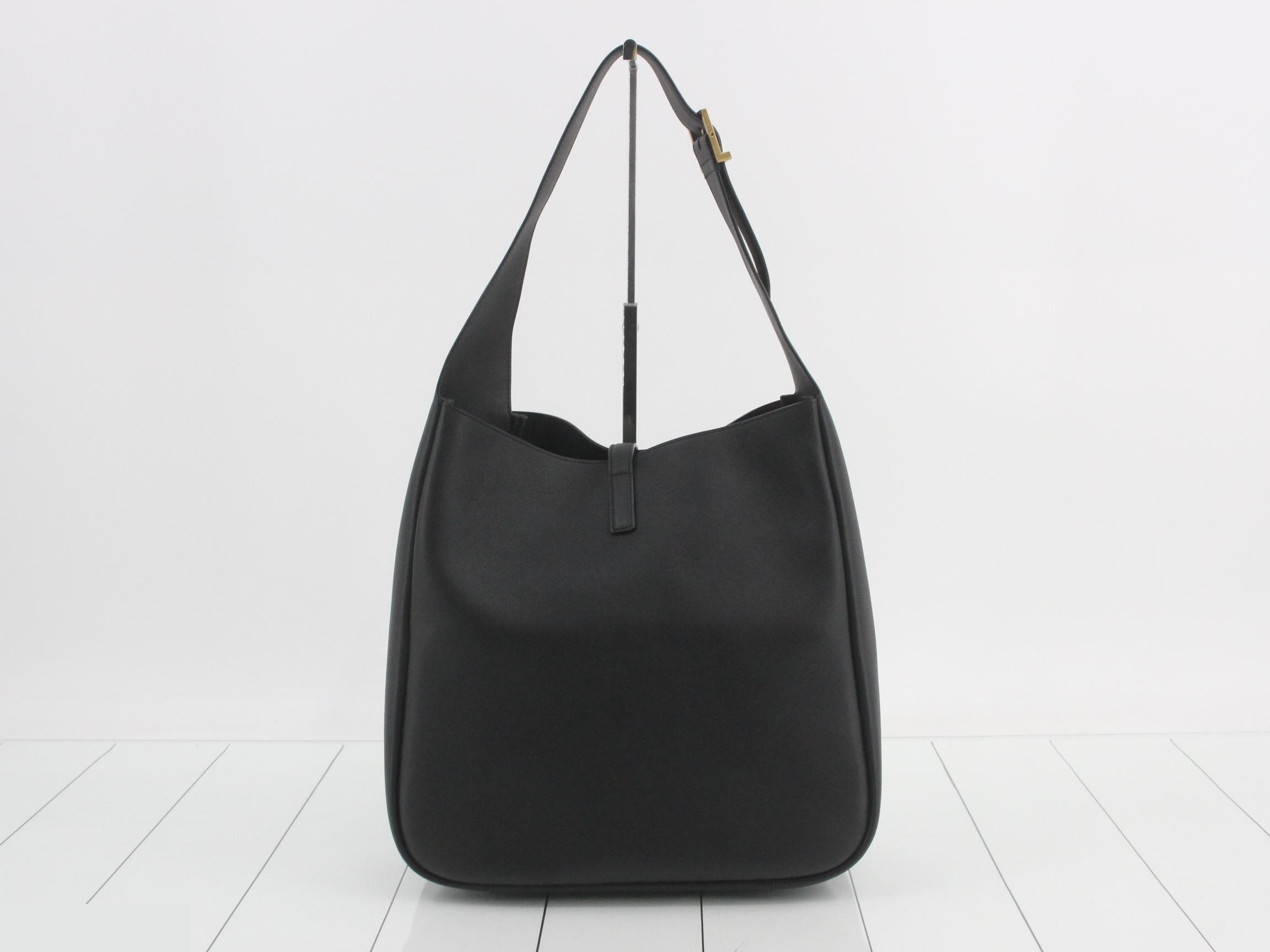 Hobo Large Leather One-Shoulder Bag — view 2