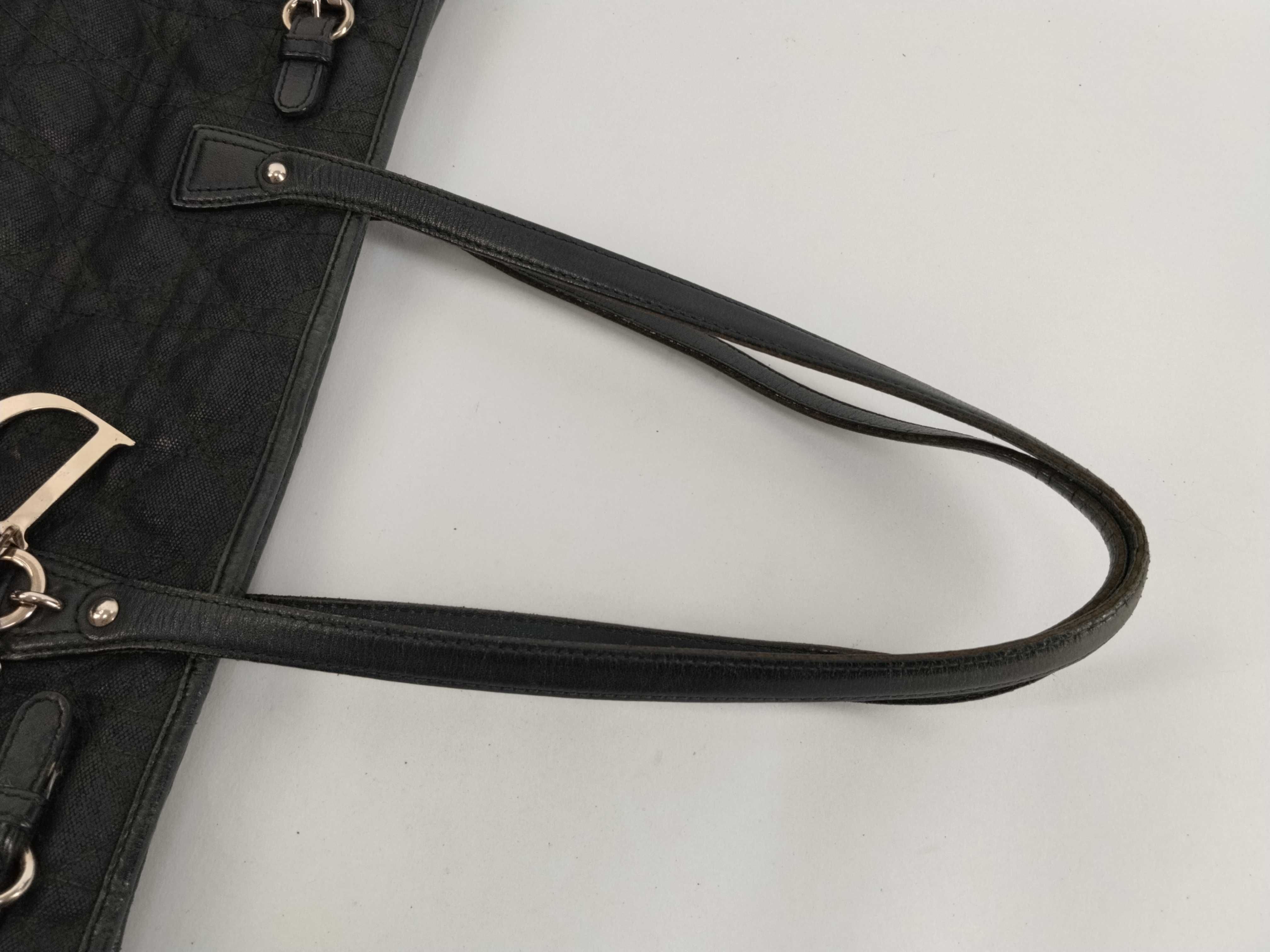 Panarea Cannage Black Tote Bag — view 3