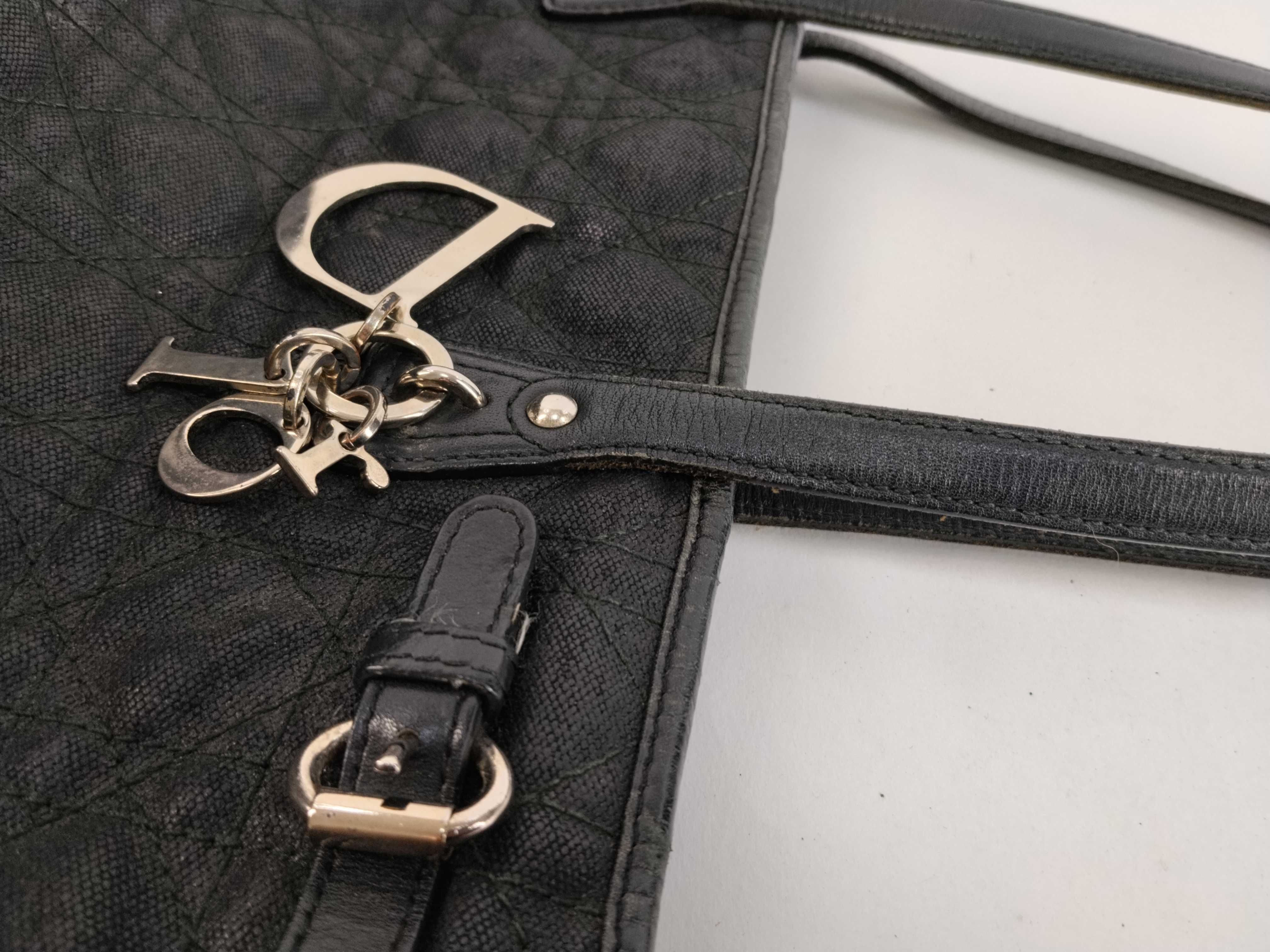 Panarea Cannage Black Tote Bag — view 5