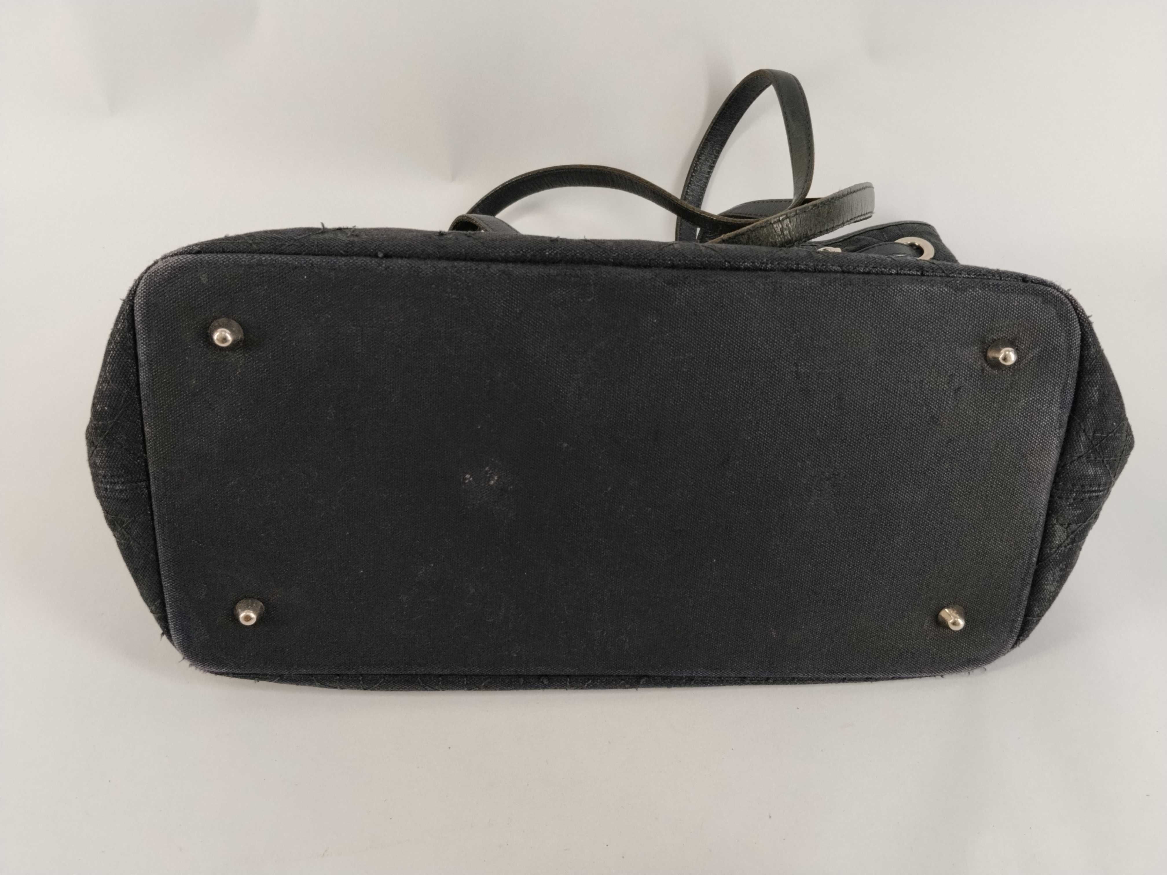 Panarea Cannage Black Tote Bag — view 7