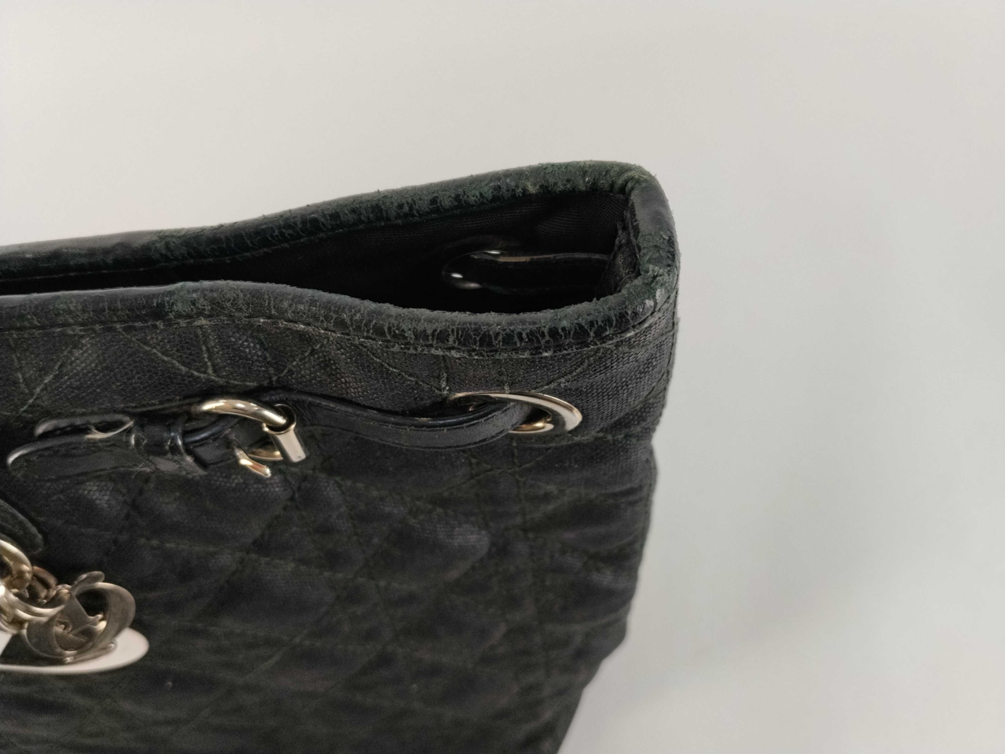 Panarea Cannage Black Tote Bag — view 9