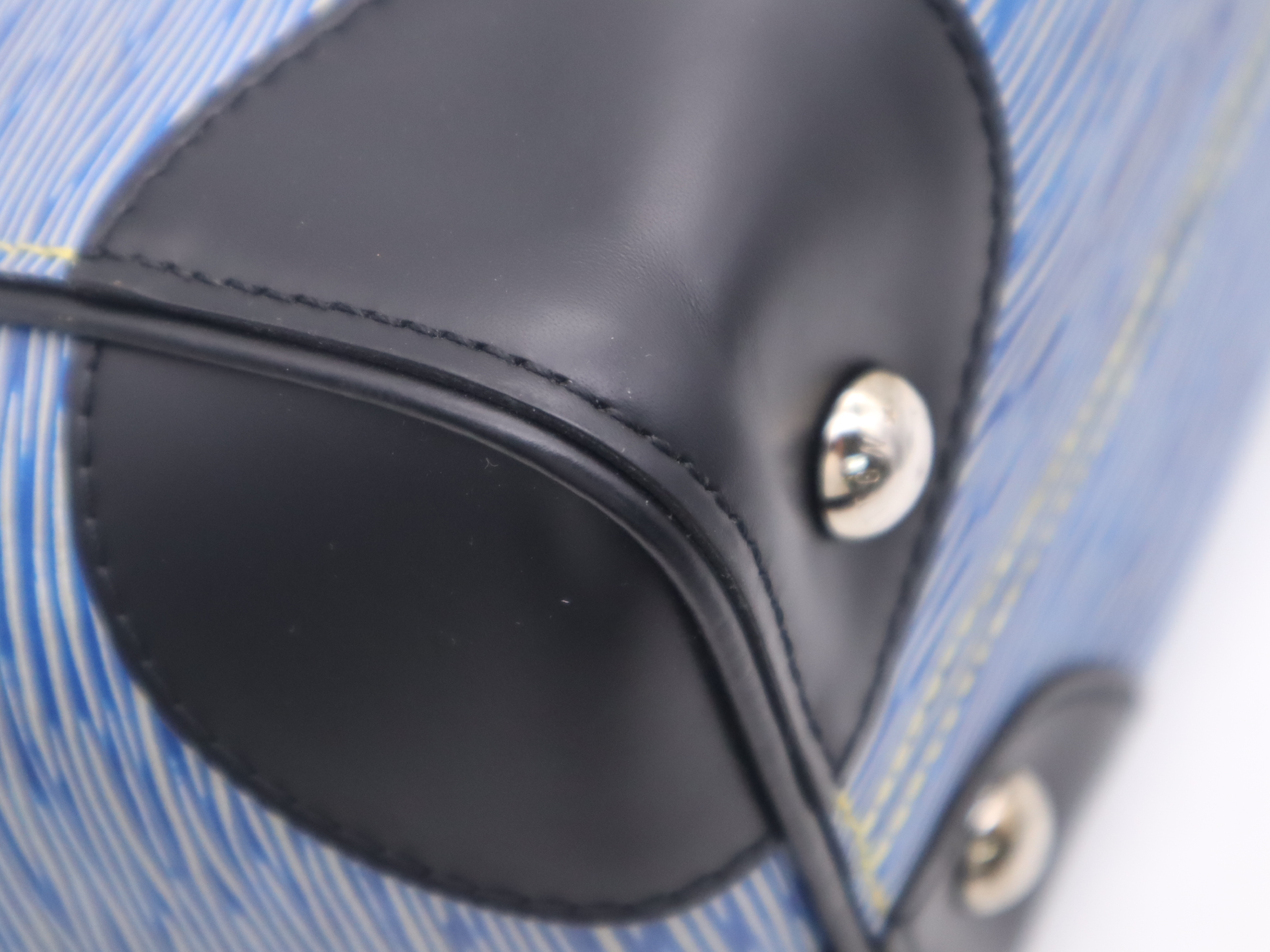 M50841 Epi Denim Phoenix PM Blue Black Handbag with Shoulder Strap — view 10