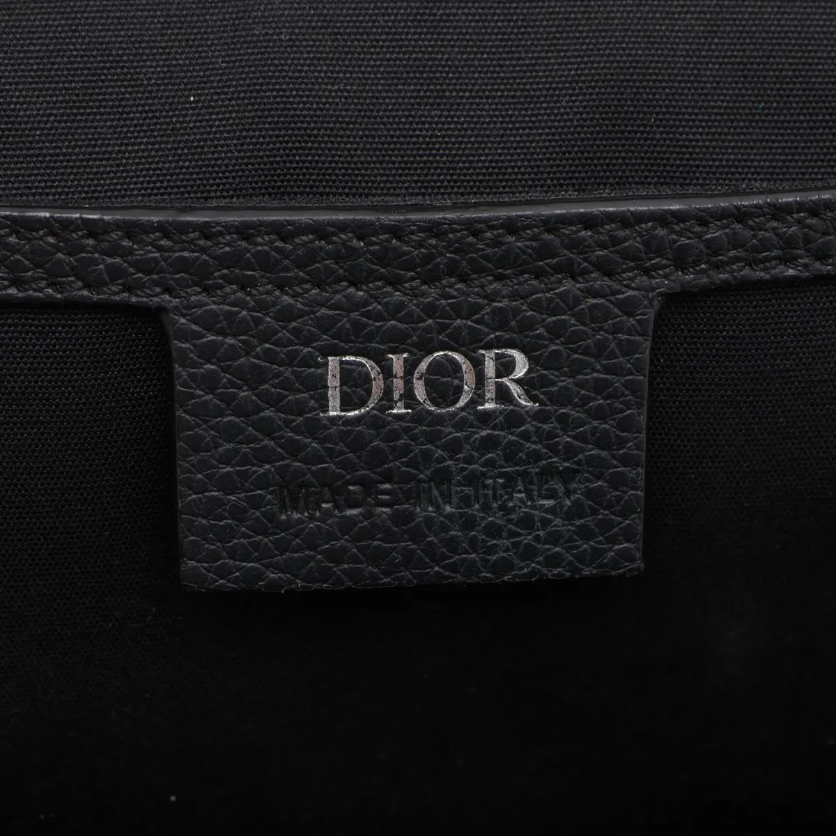 Oblique Rider Mini Sling Bag, Canvas x Leather Body Bag, Navy — view 9