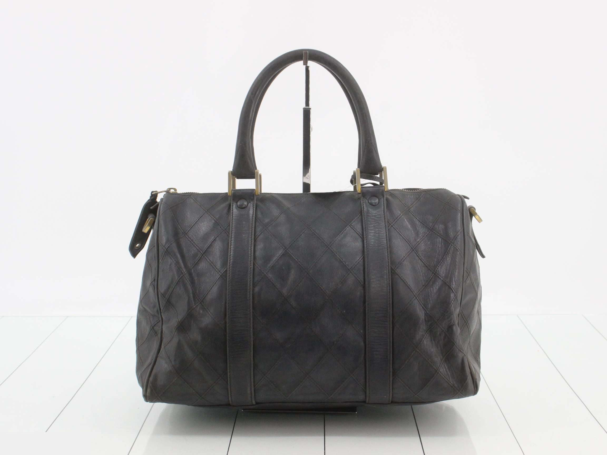 Bicolore Leather Handbag