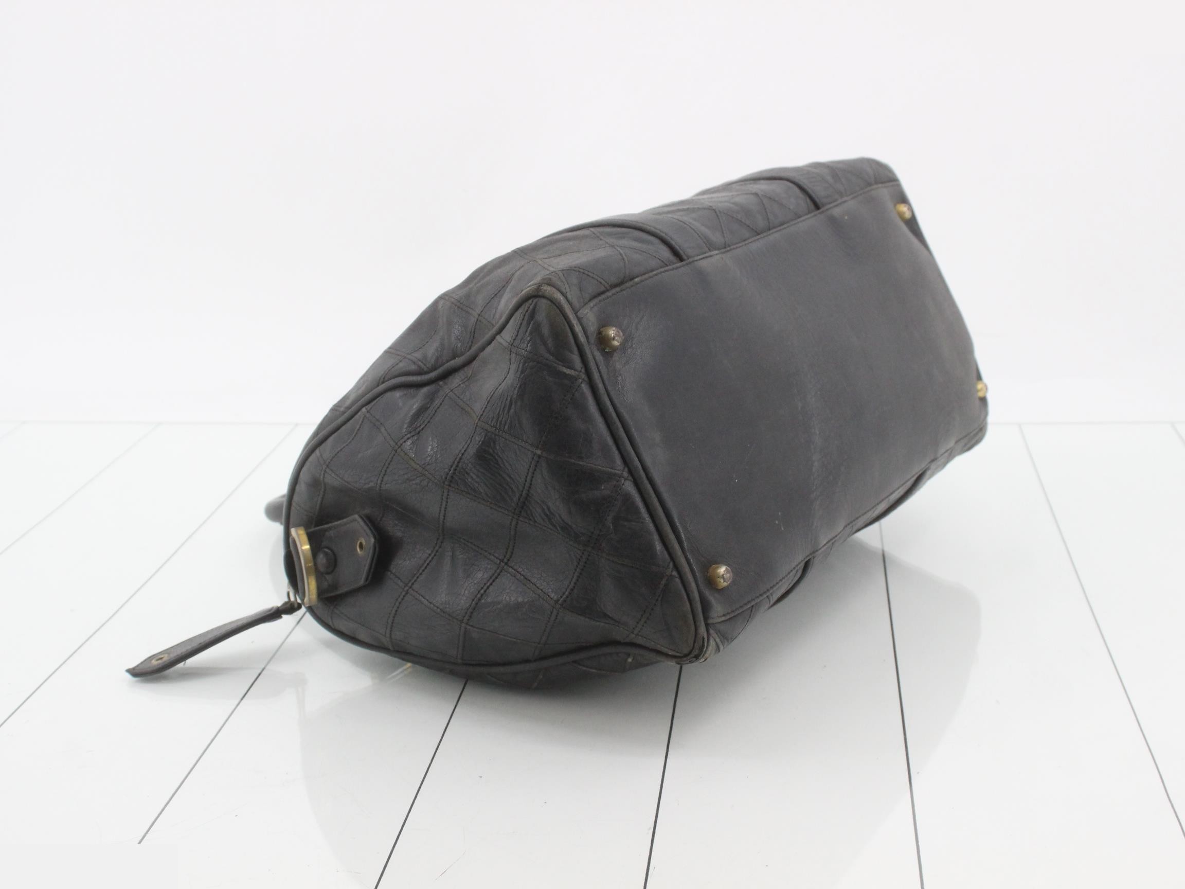 Bicolore Leather Handbag — view 5