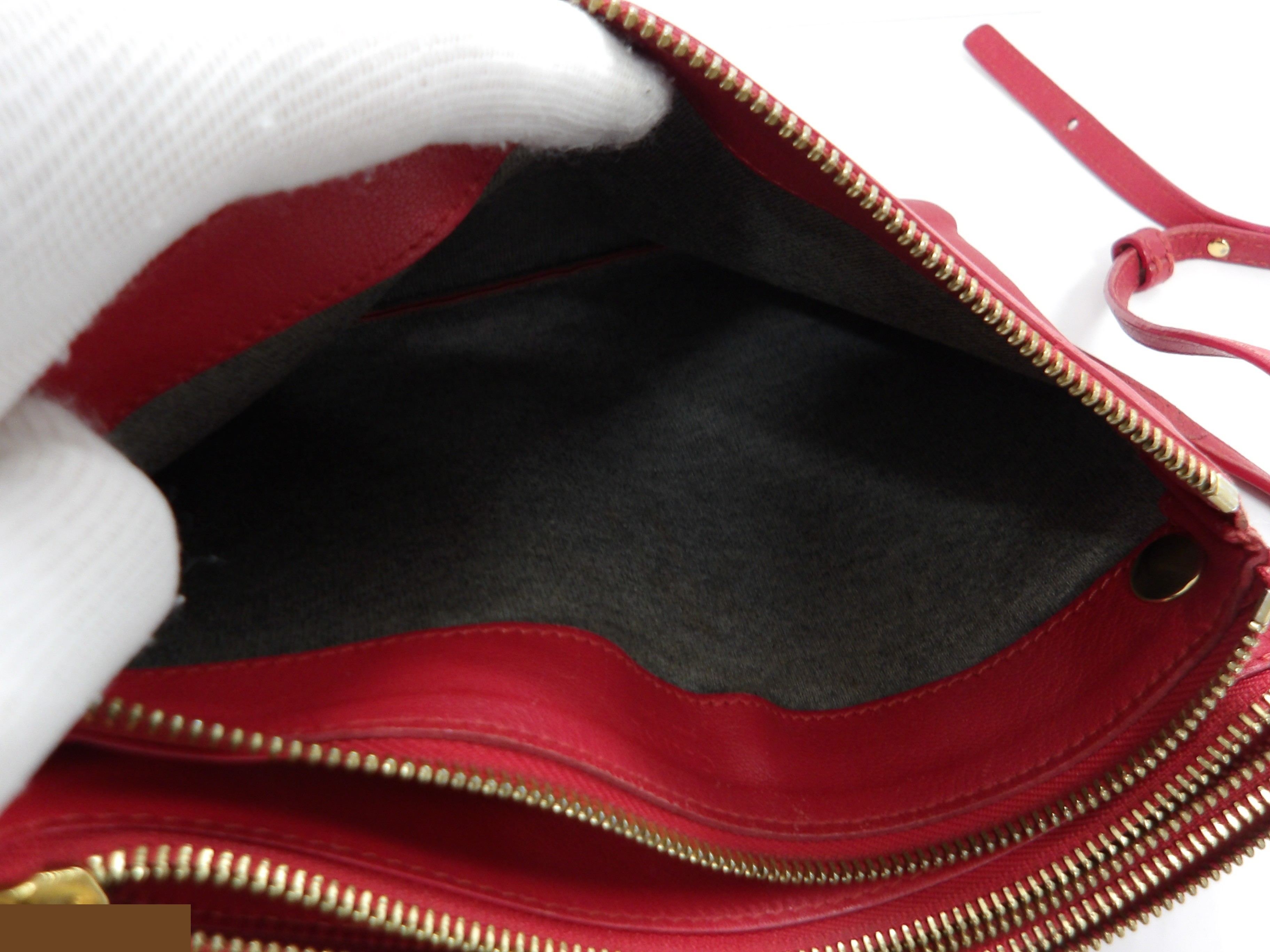 Trio Shoulder Bag, Crossbody, Gold Hardware — view 6