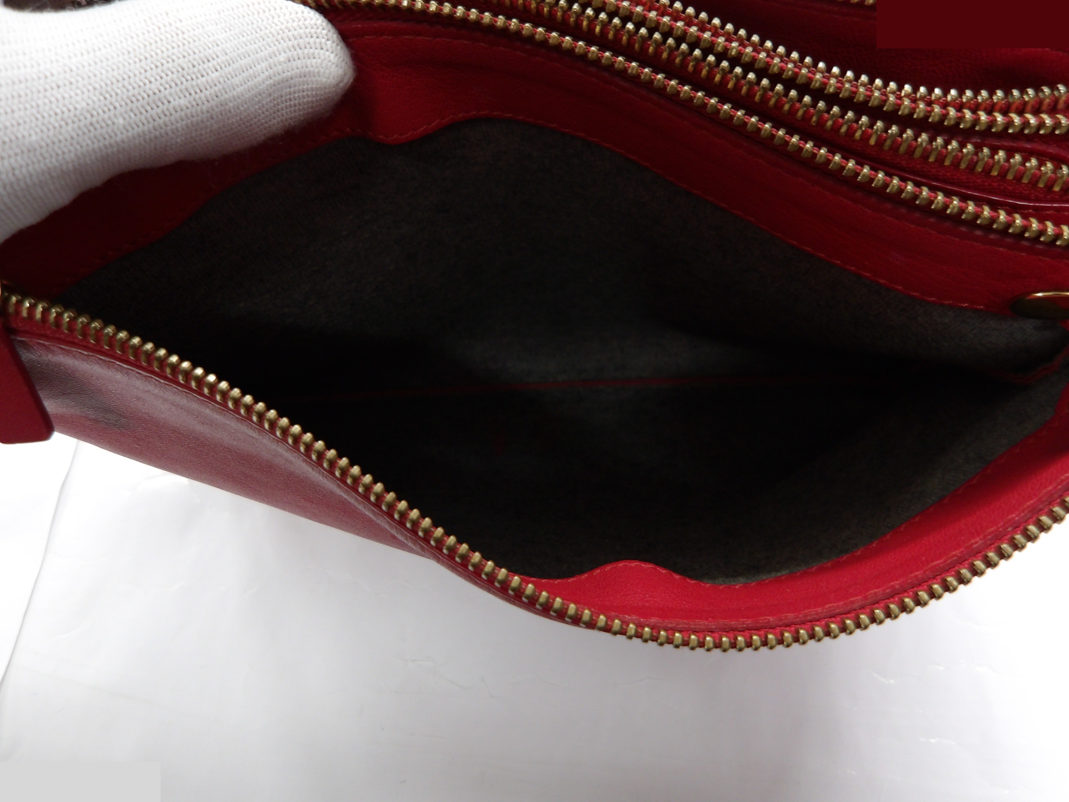 Trio Shoulder Bag, Crossbody, Gold Hardware — view 7