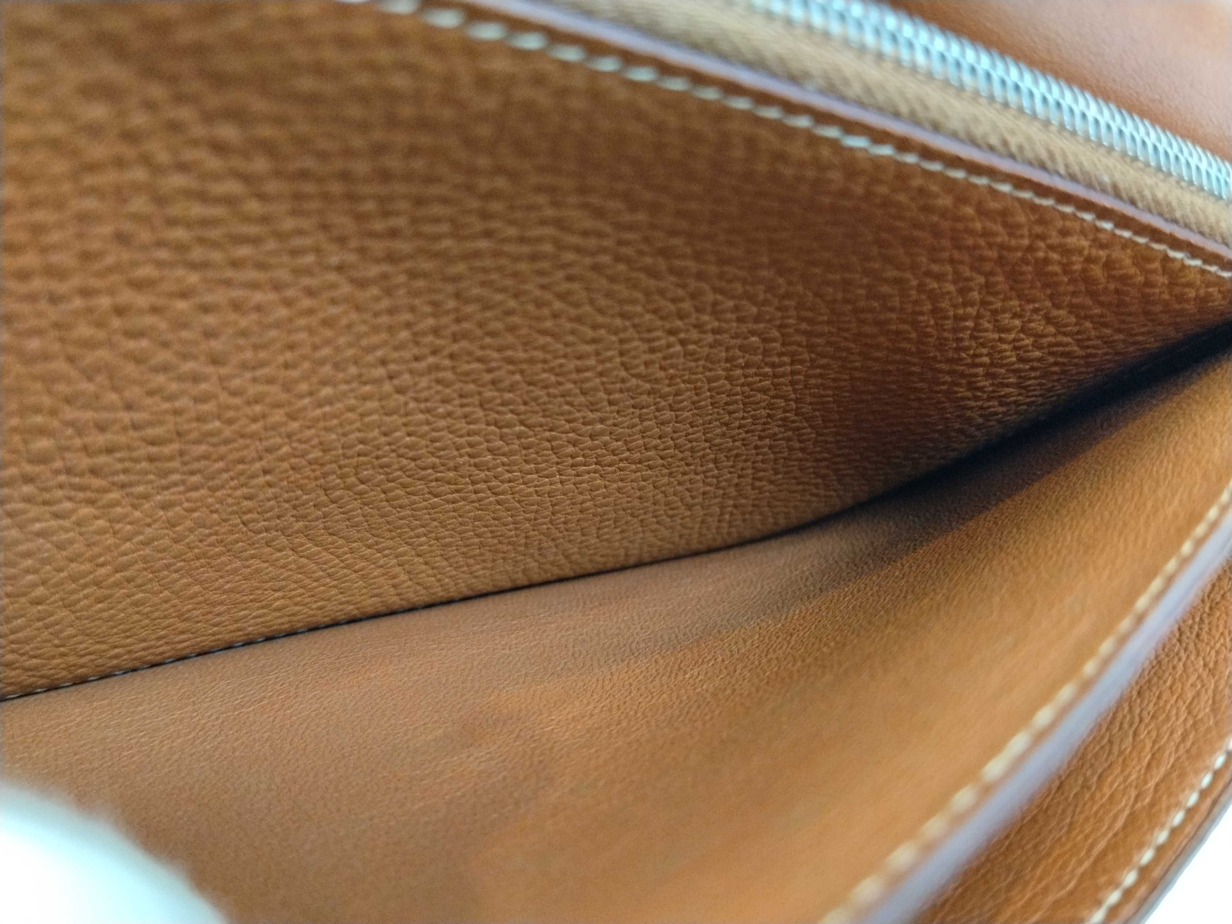 Dogon GM Long Wallet, Leather, Silver Hardware, Stamped — view 12
