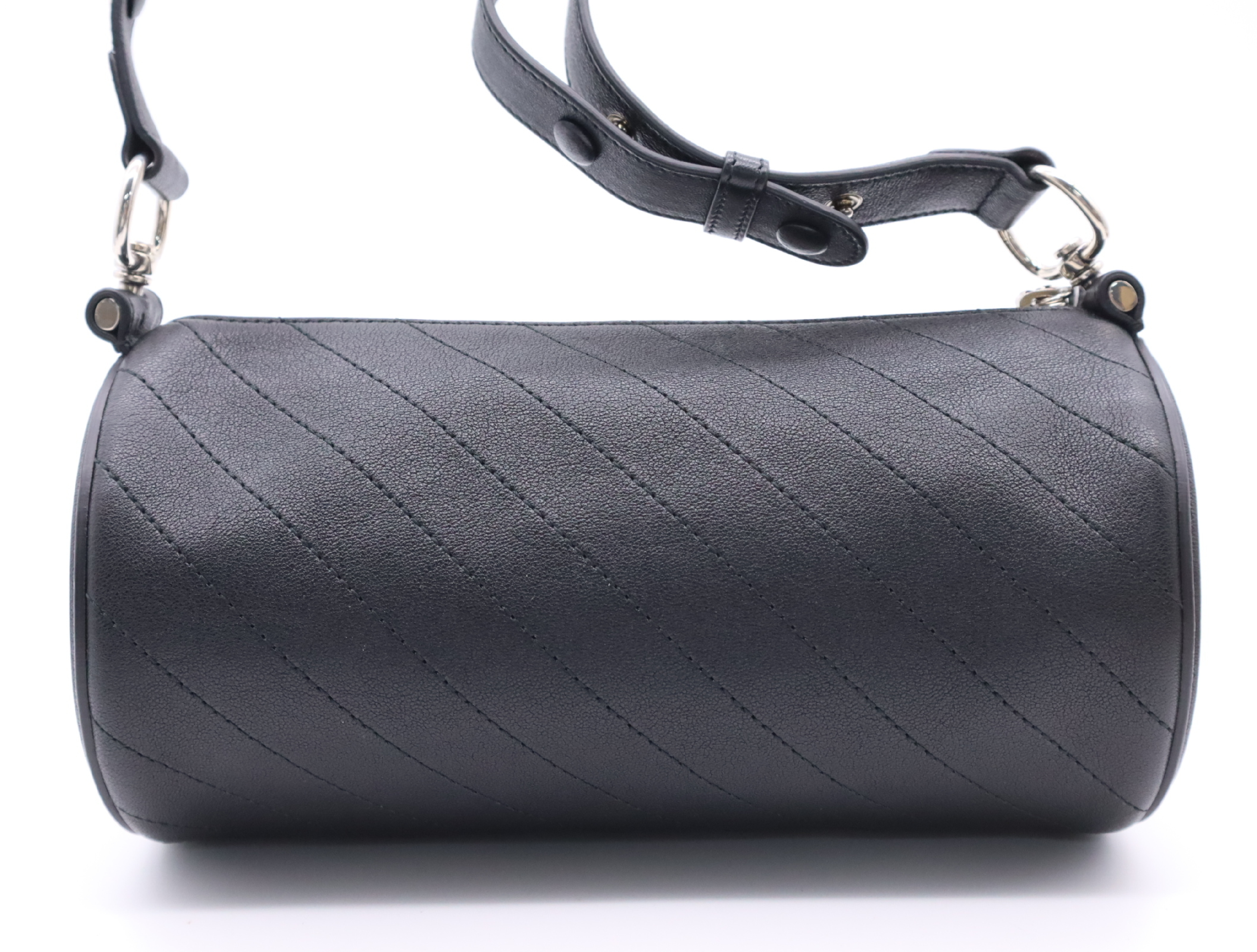 760170 Leather Blondie Shoulder Bag, Black, with dust bag. — view 2