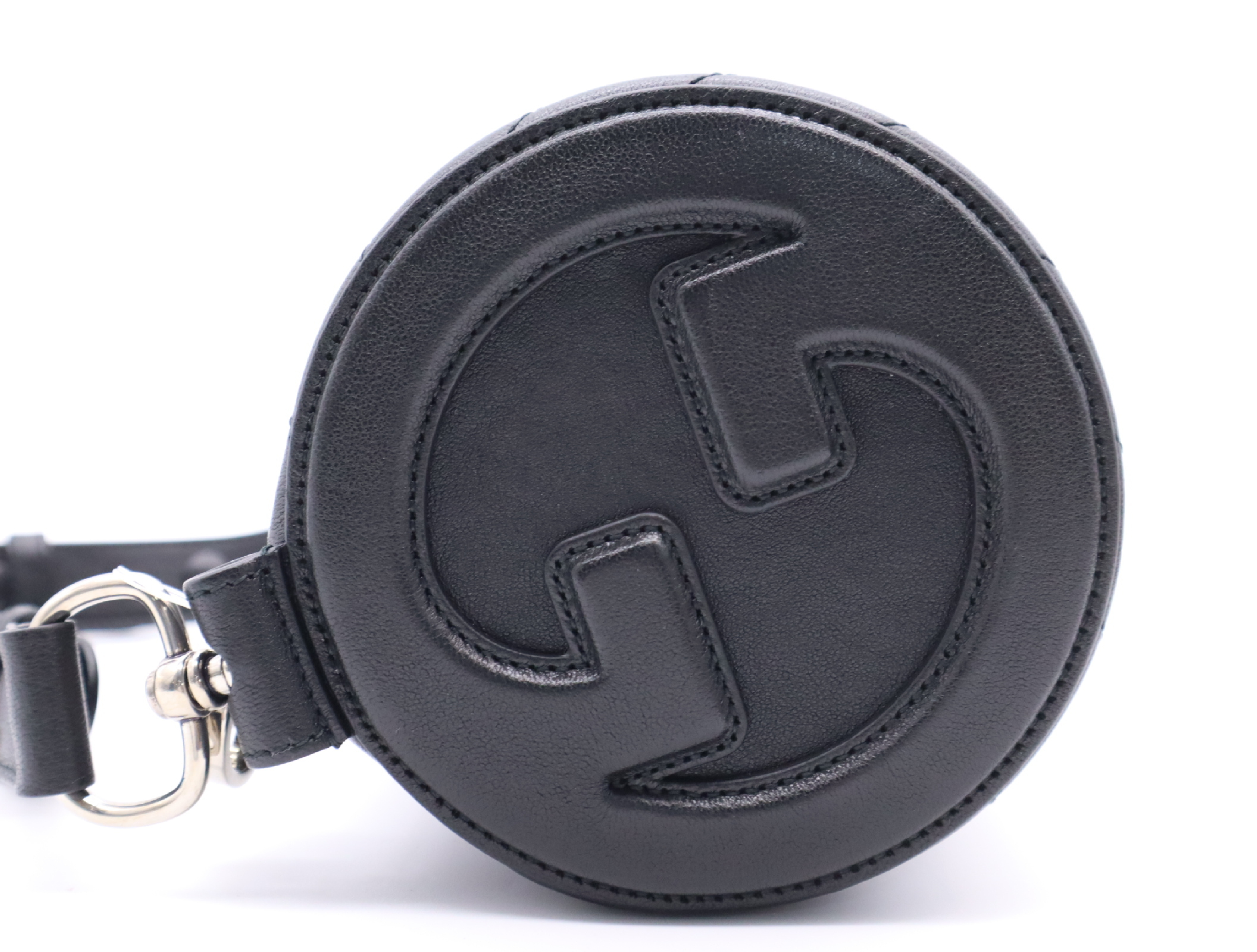 760170 Leather Blondie Shoulder Bag, Black, with dust bag. — view 3