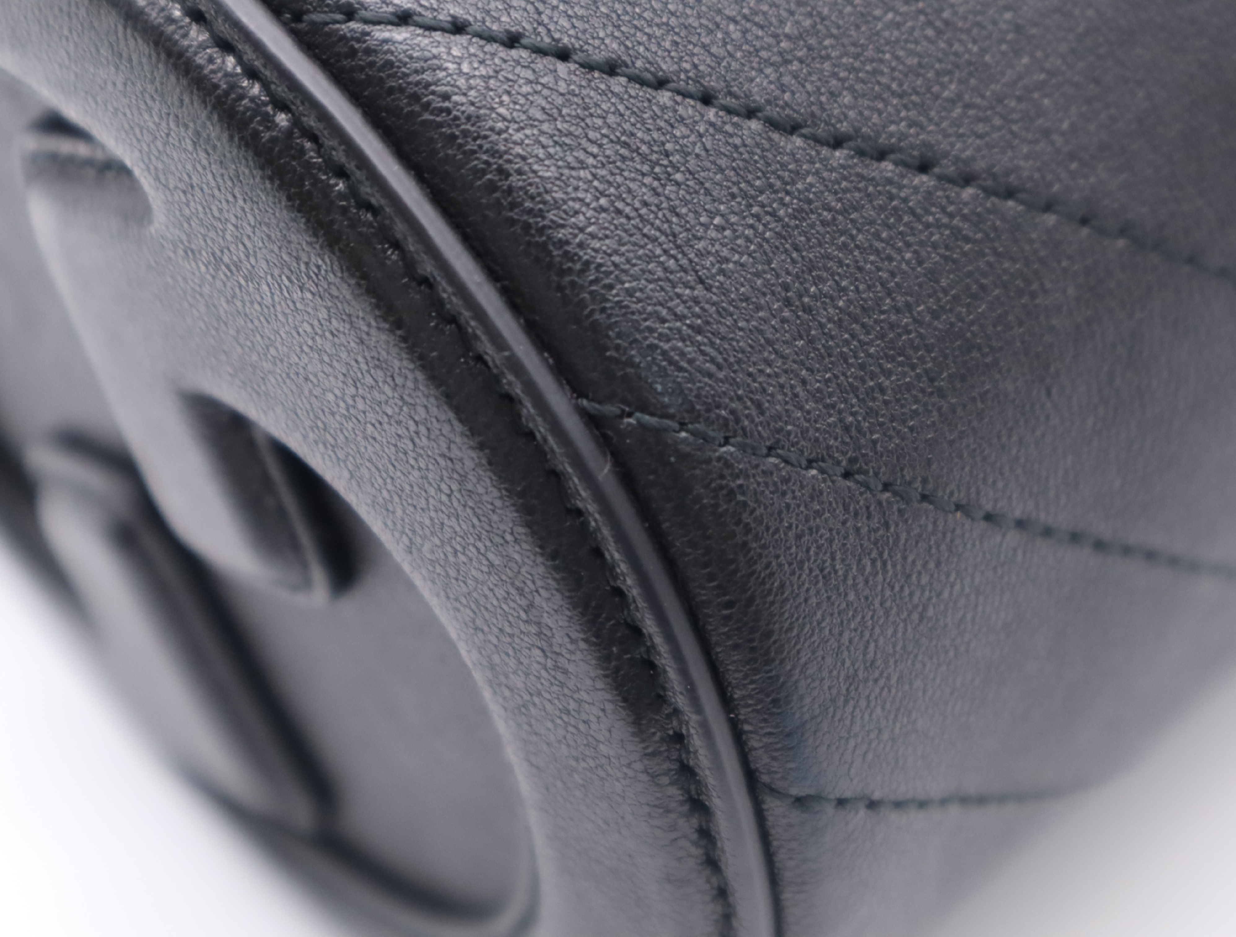 760170 Leather Blondie Shoulder Bag, Black, with dust bag. — view 6