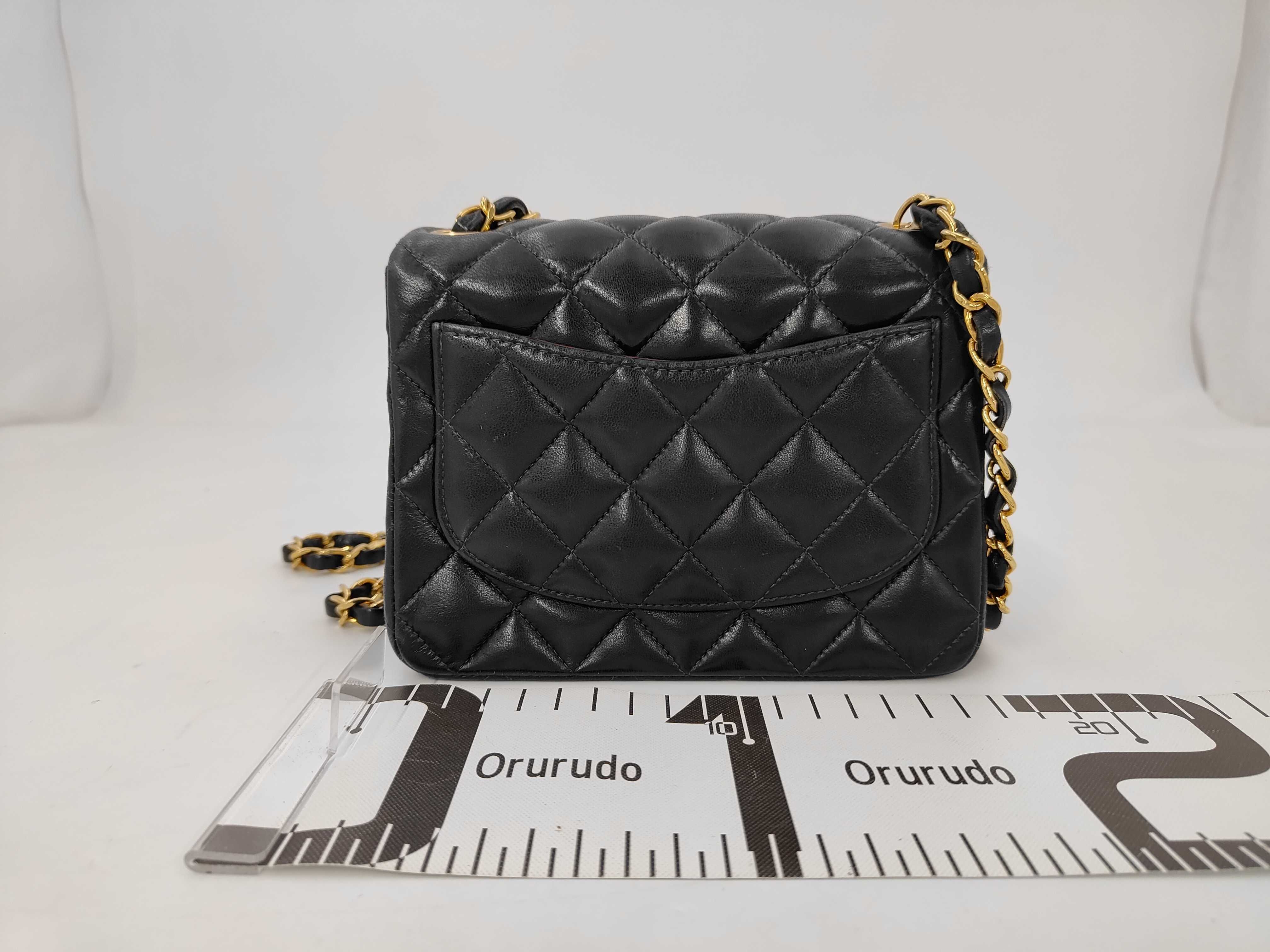 Mini Matelassé Lambskin Chain Shoulder Bag (Serial No. 15) — view 2