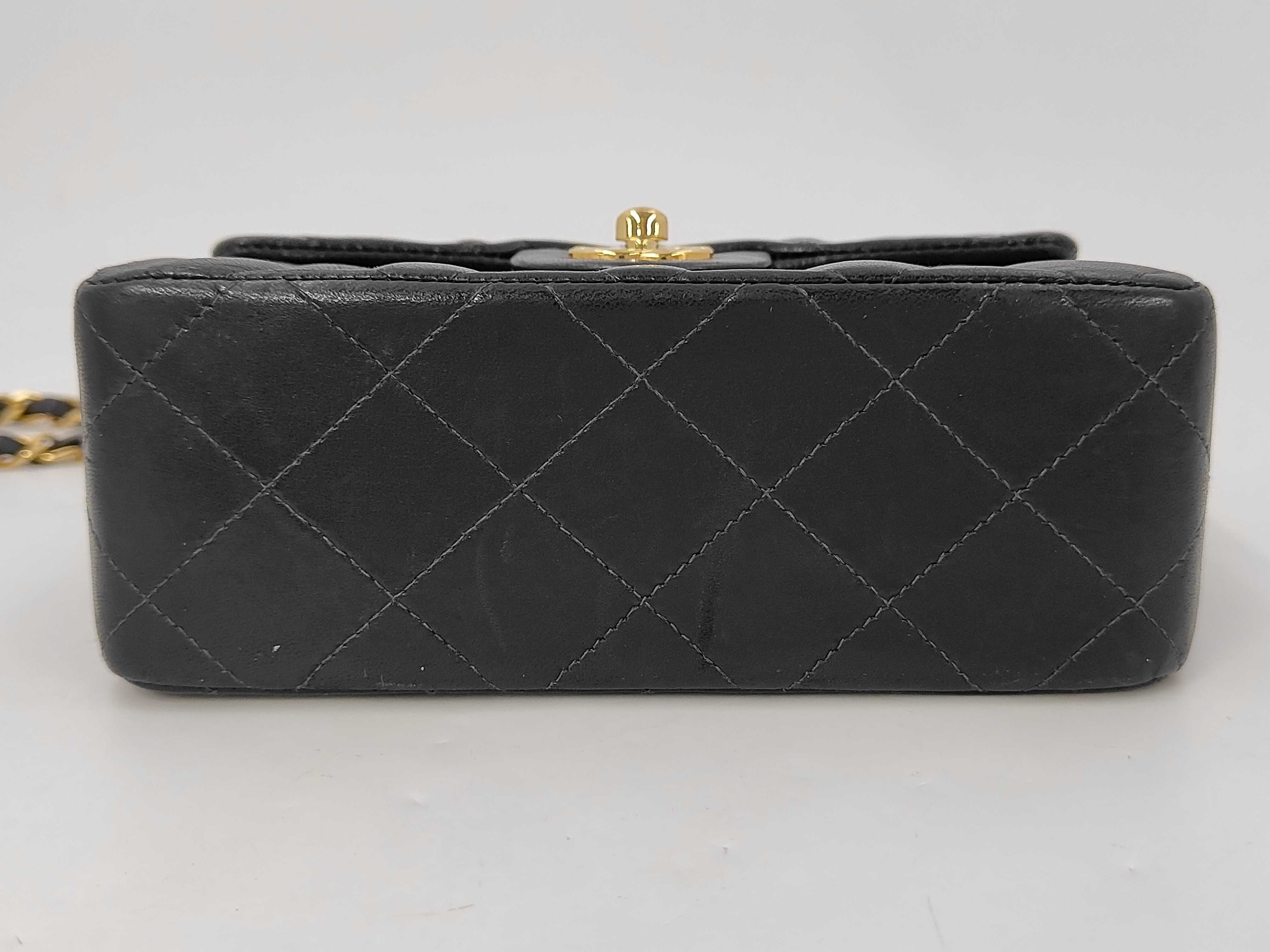 Mini Matelassé Lambskin Chain Shoulder Bag (Serial No. 15) — view 5