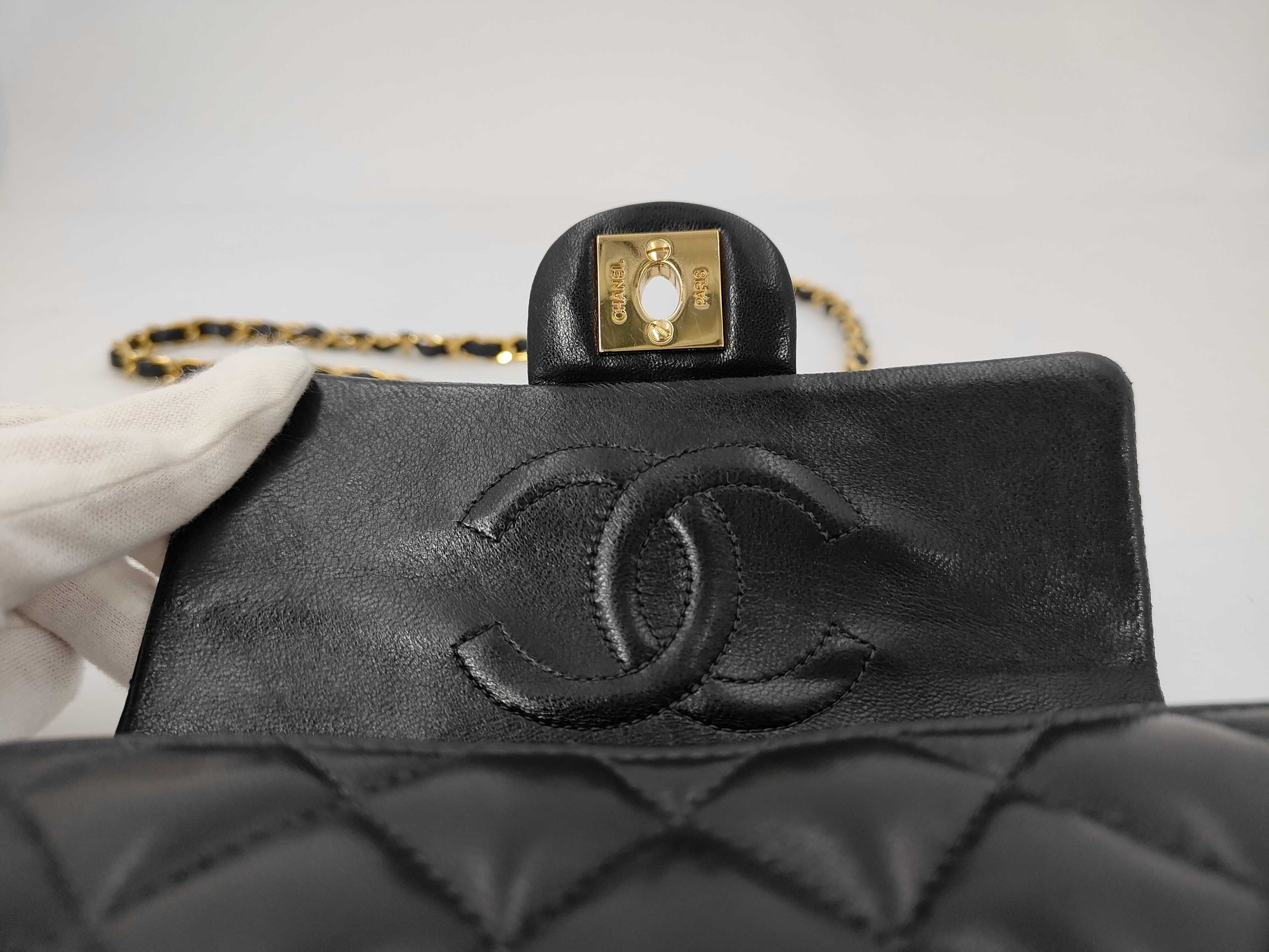 Mini Matelassé Lambskin Chain Shoulder Bag (Serial No. 15) — view 7