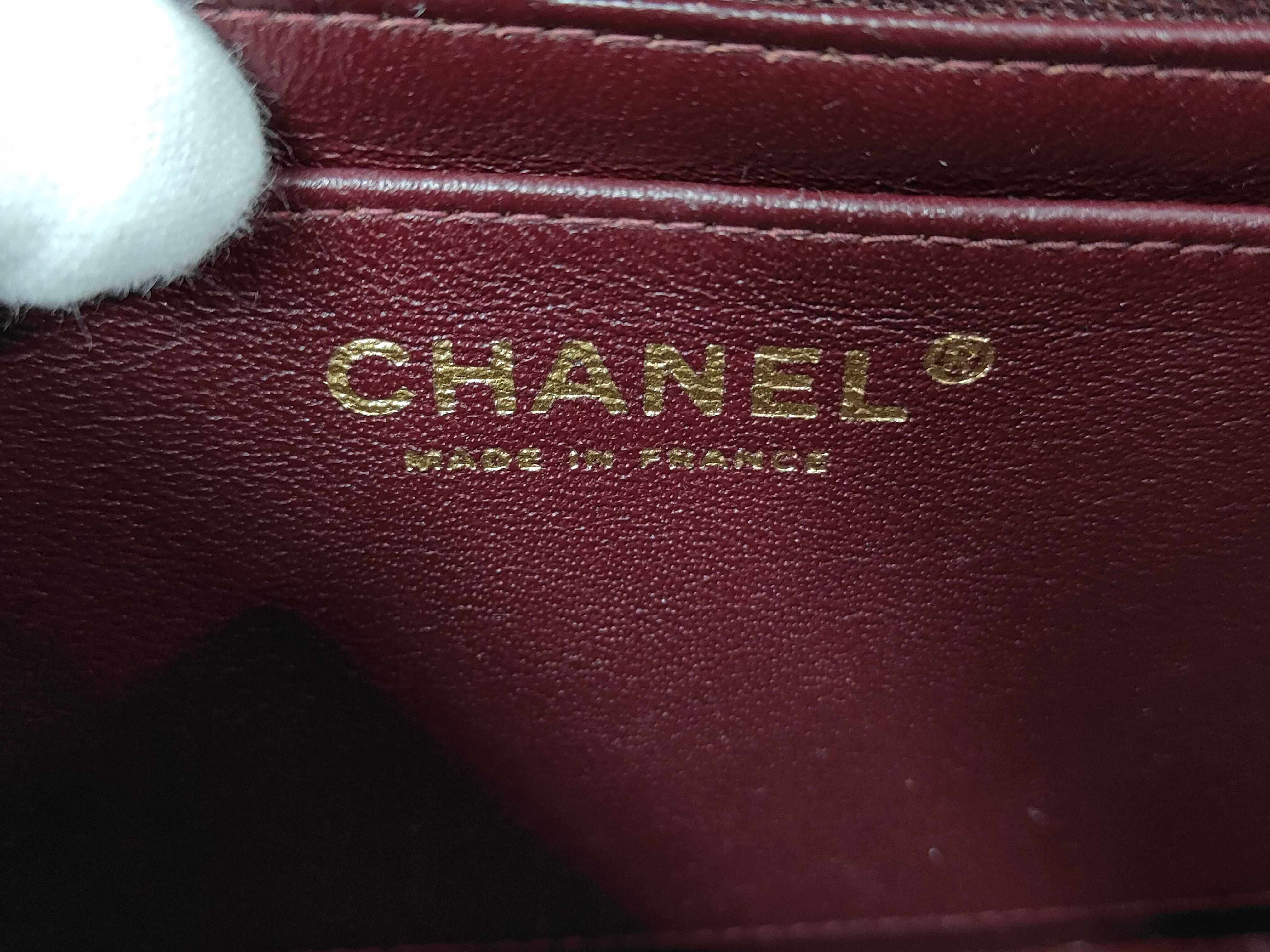 Mini Matelassé Lambskin Chain Shoulder Bag (Serial No. 15) — view 9
