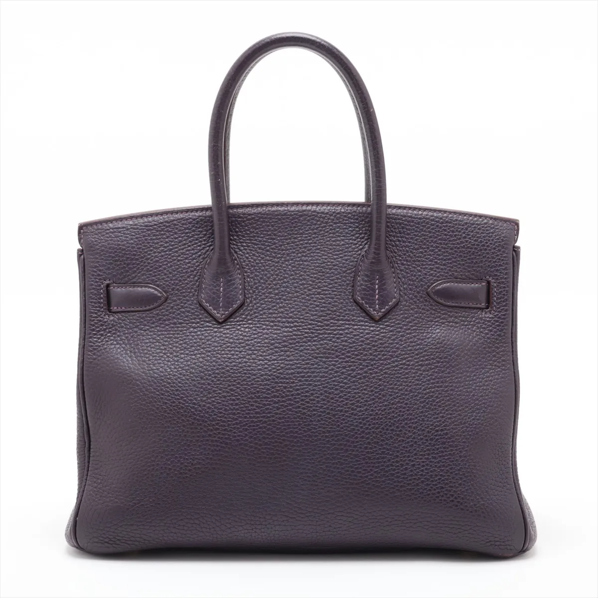 [Individually packaged] Hermes Birkin 30 Letournée Togo Raisin Gold Hardware R: 2014 — view 2