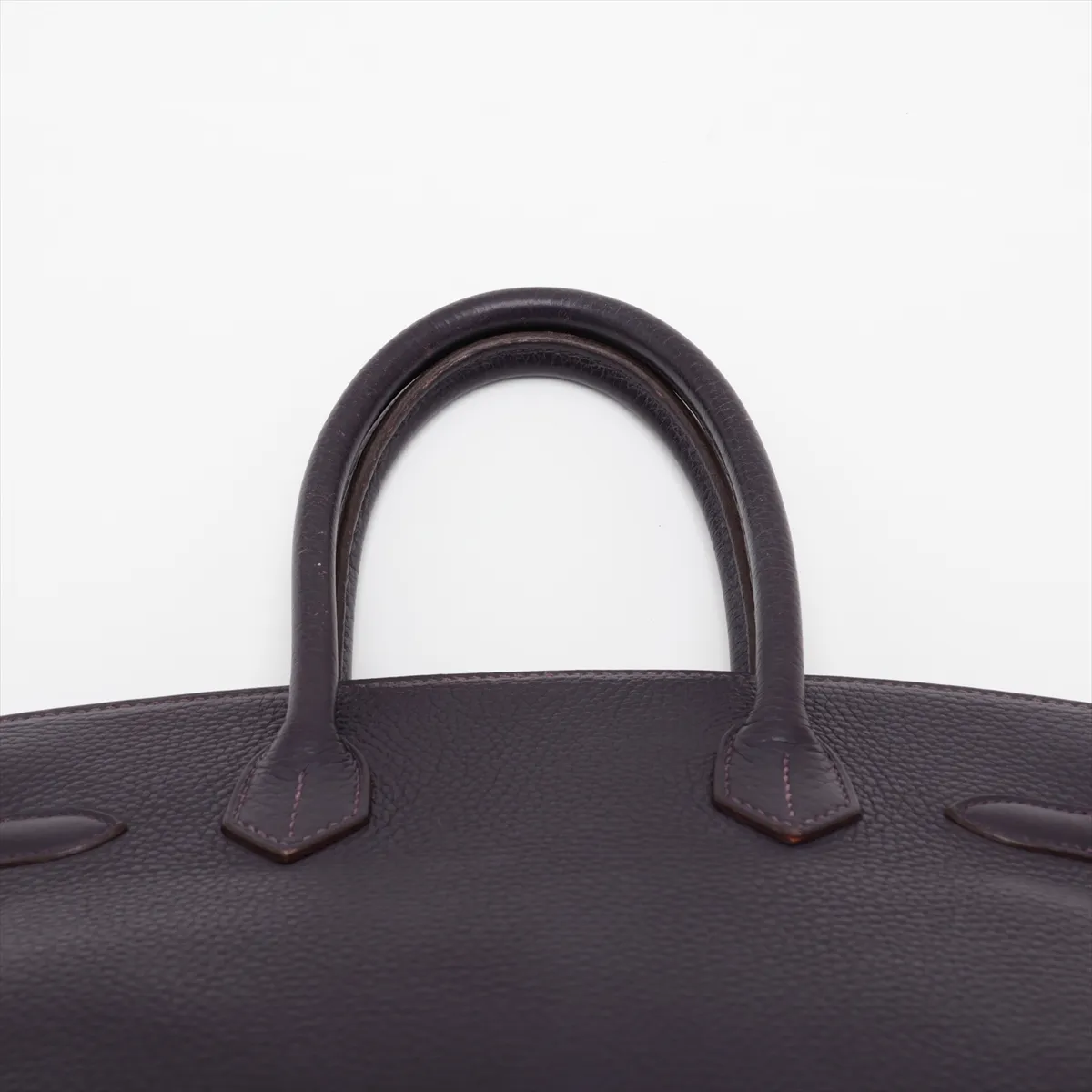 [Individually packaged] Hermes Birkin 30 Letournée Togo Raisin Gold Hardware R: 2014 — view 6