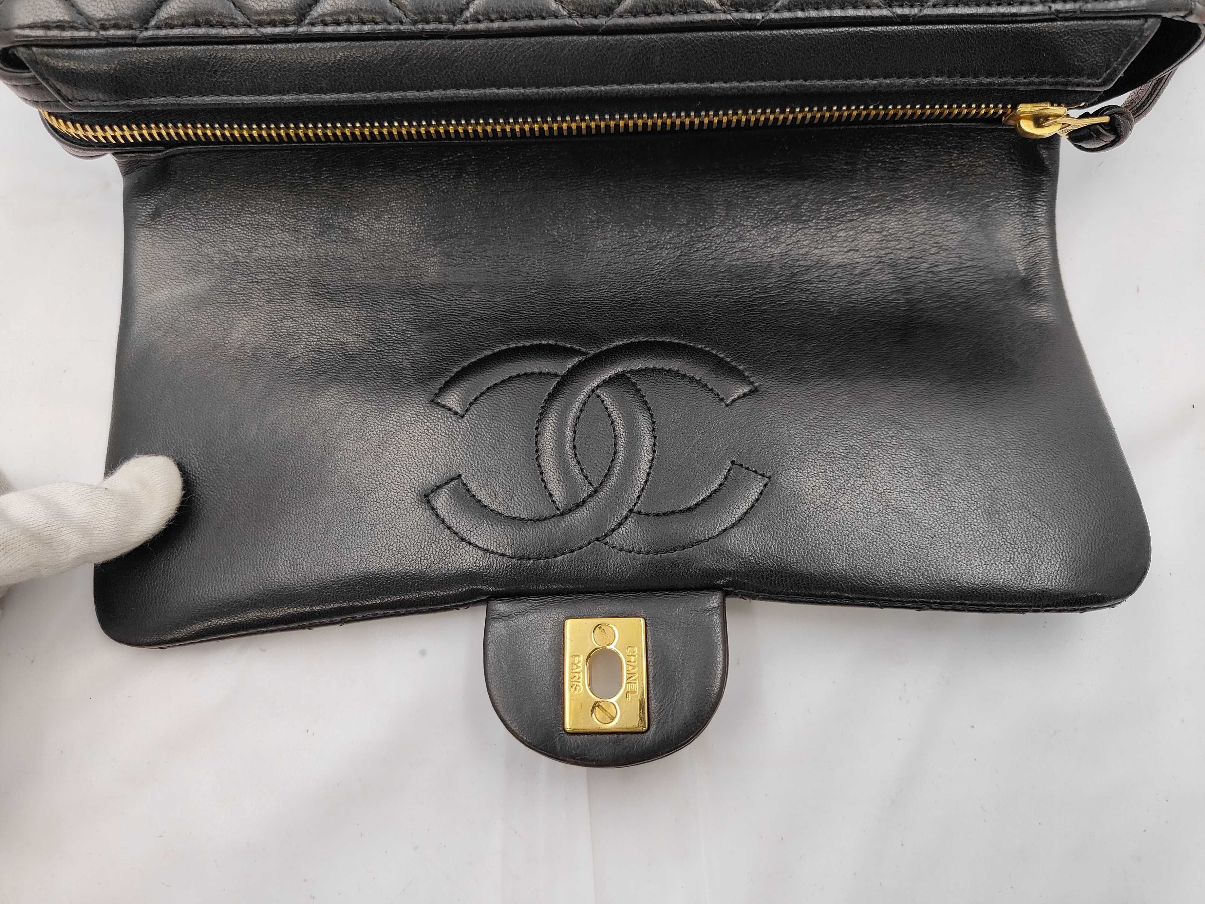Matelassé Black Backpack — view 8