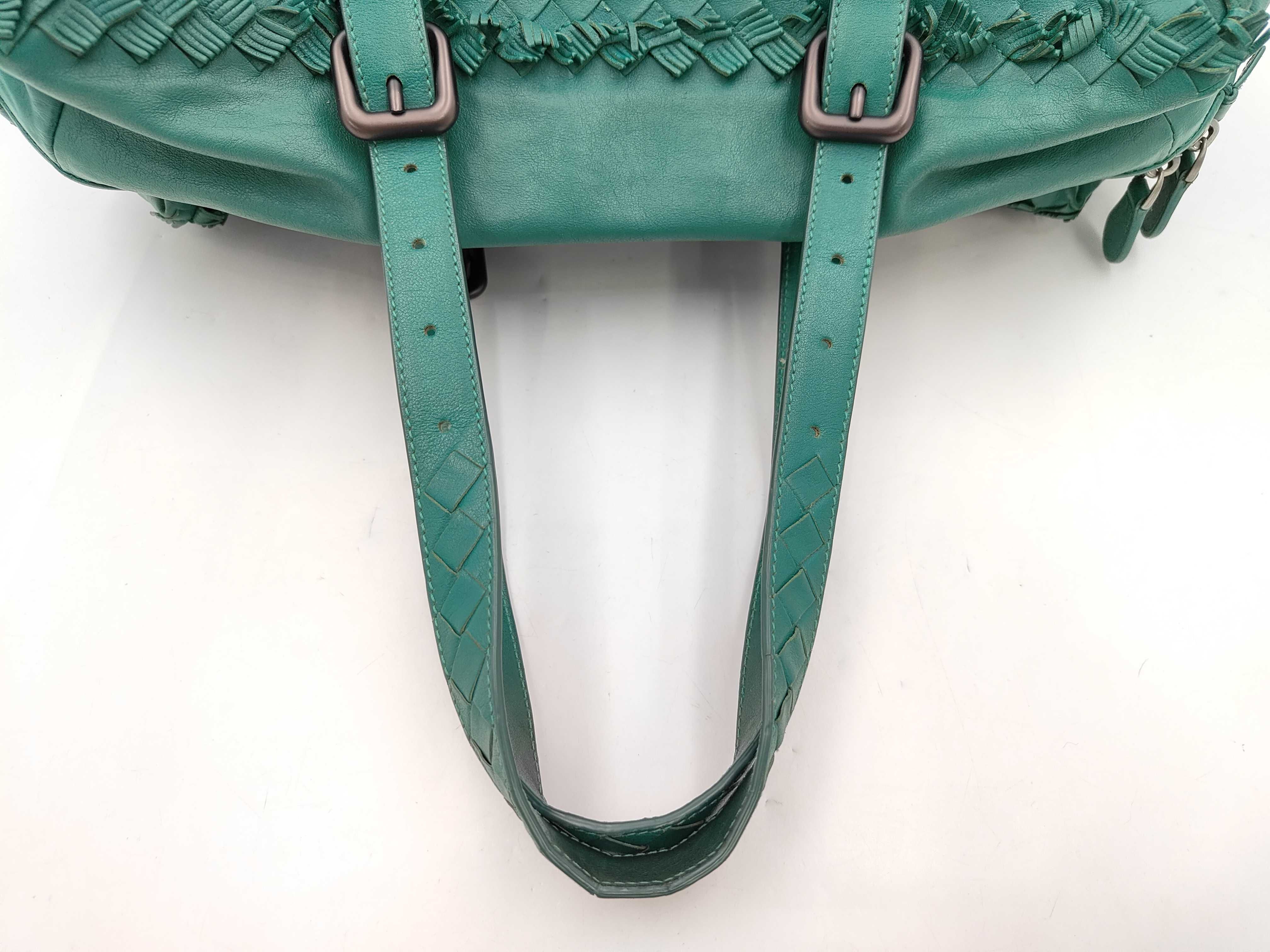 Leather Green Boston Bag — view 3