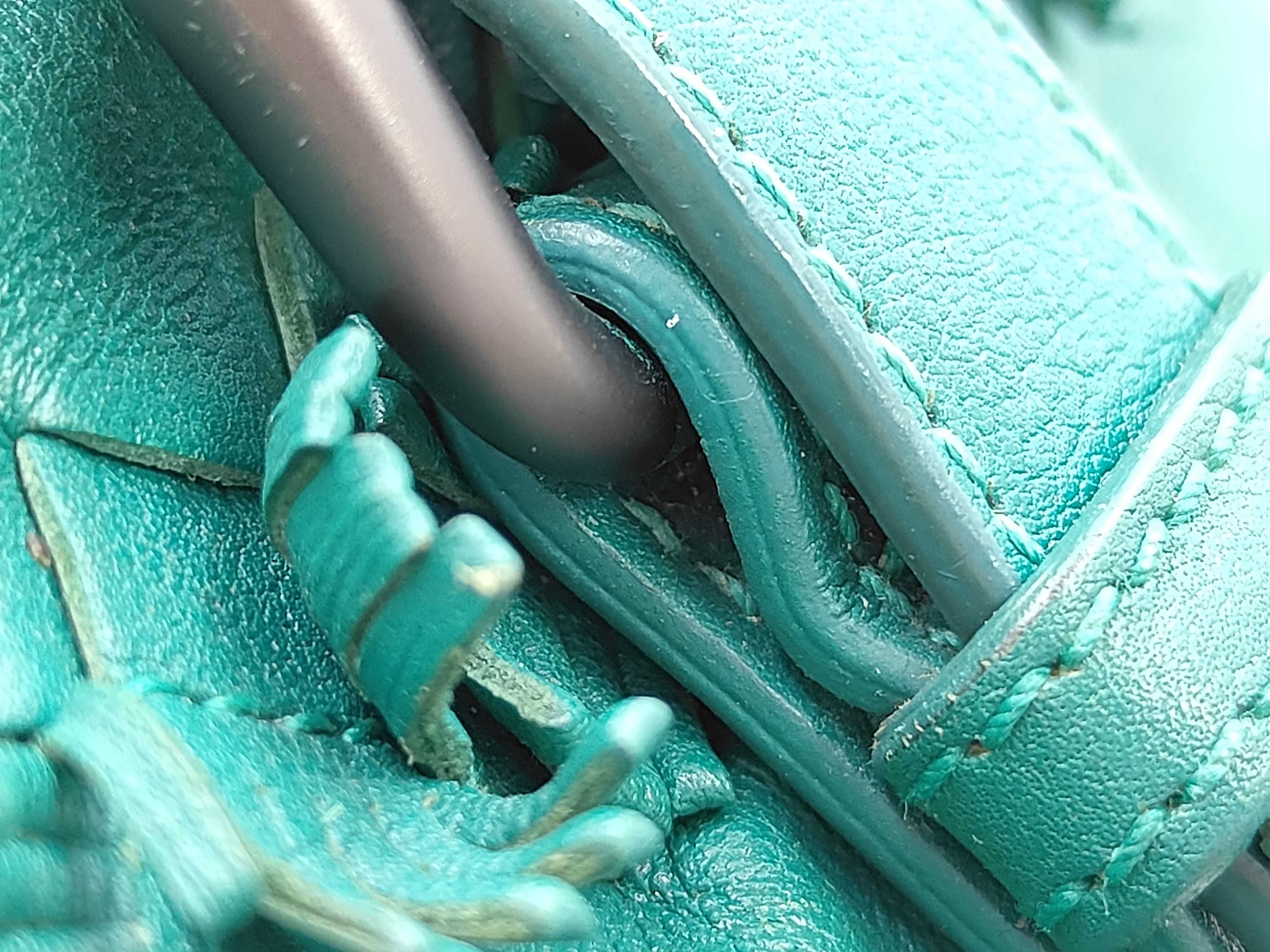 Leather Green Boston Bag — view 5