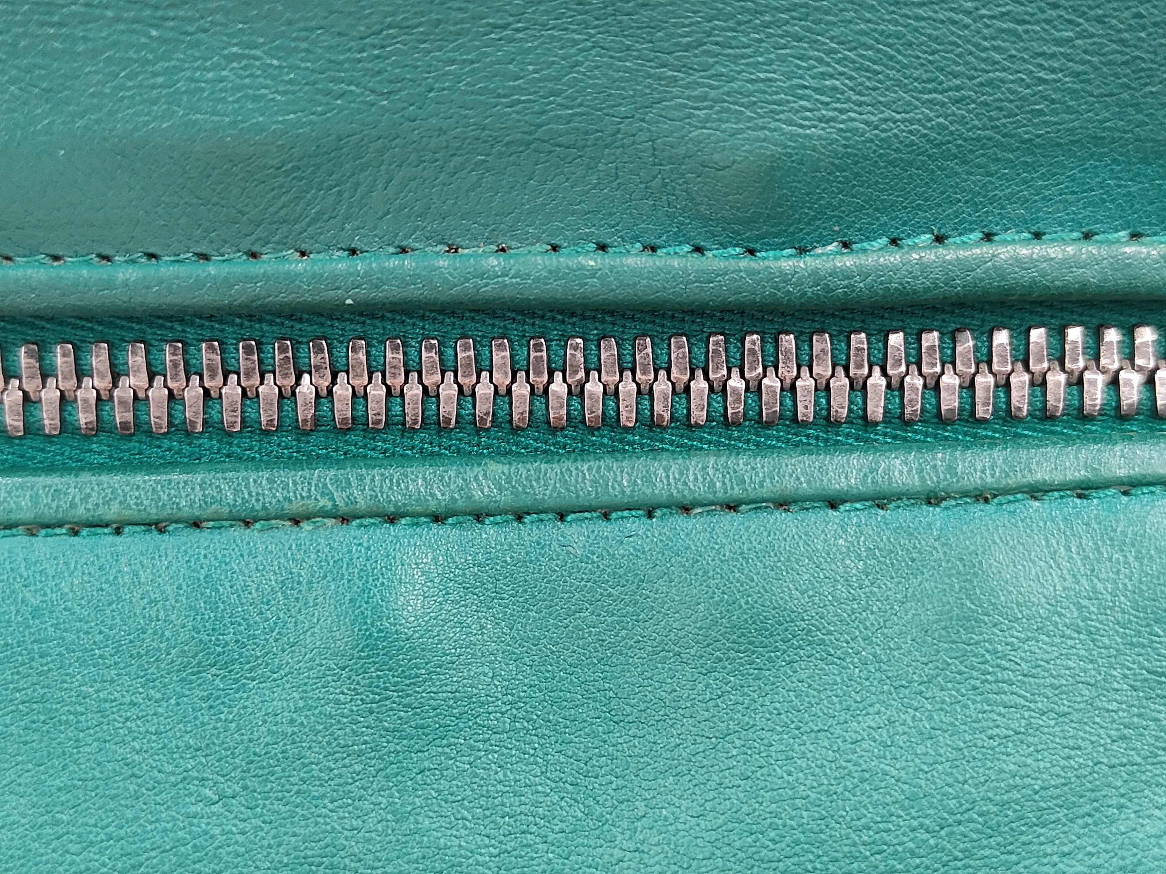 Leather Green Boston Bag — view 9