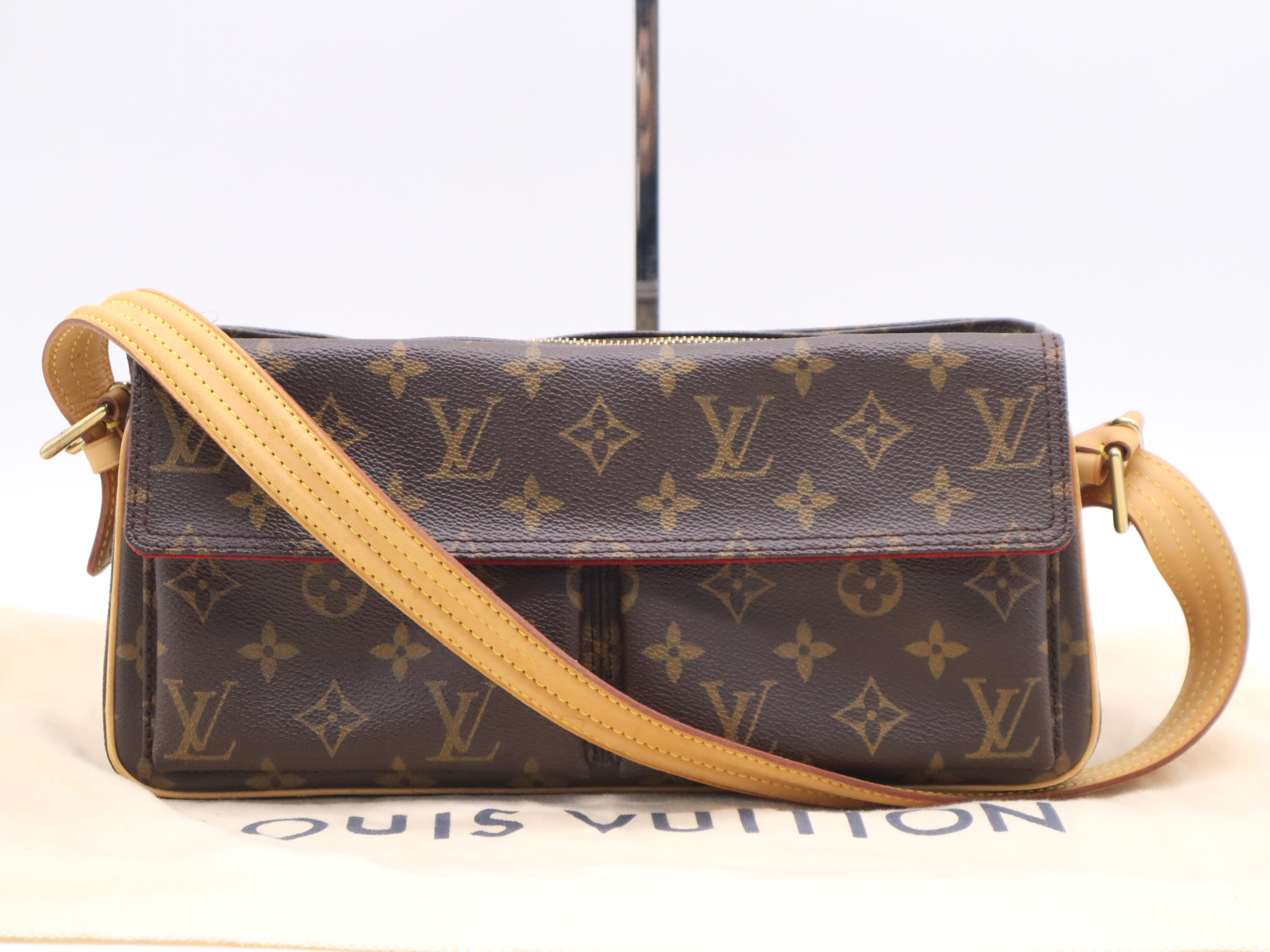 M51164 Monogram Viva Cite MM Shoulder Bag with Dust Bag
