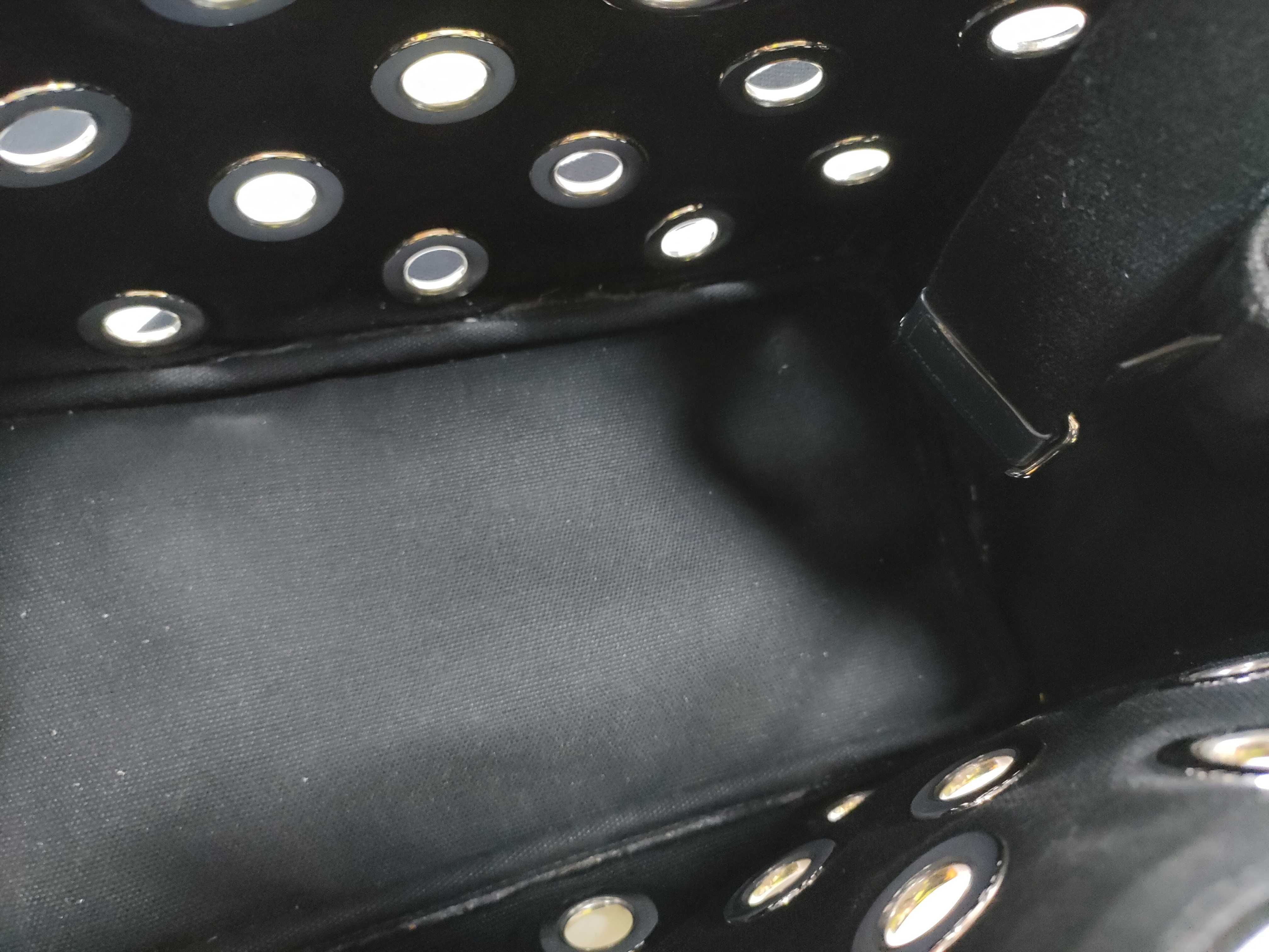 1BG439 Canapa Silver Grommet Handbag — view 9