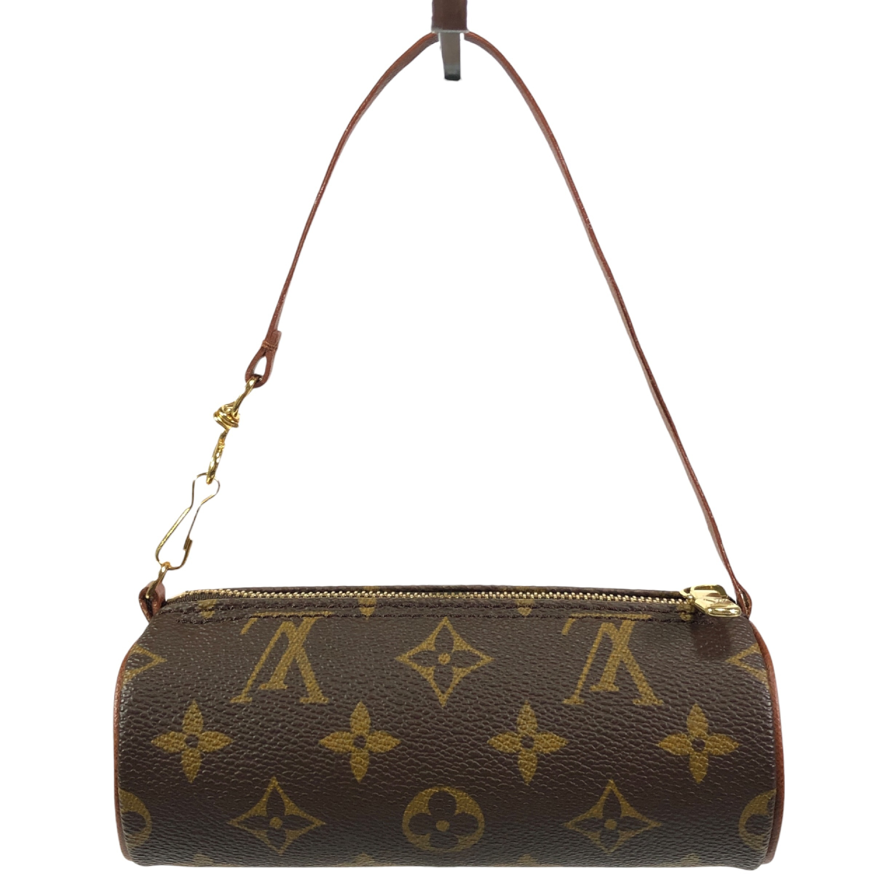 Monogram Papillon Handbag Attached Pouch (Old Model) - A small accessory pouch/cosmetic pouch made in France. — view 2