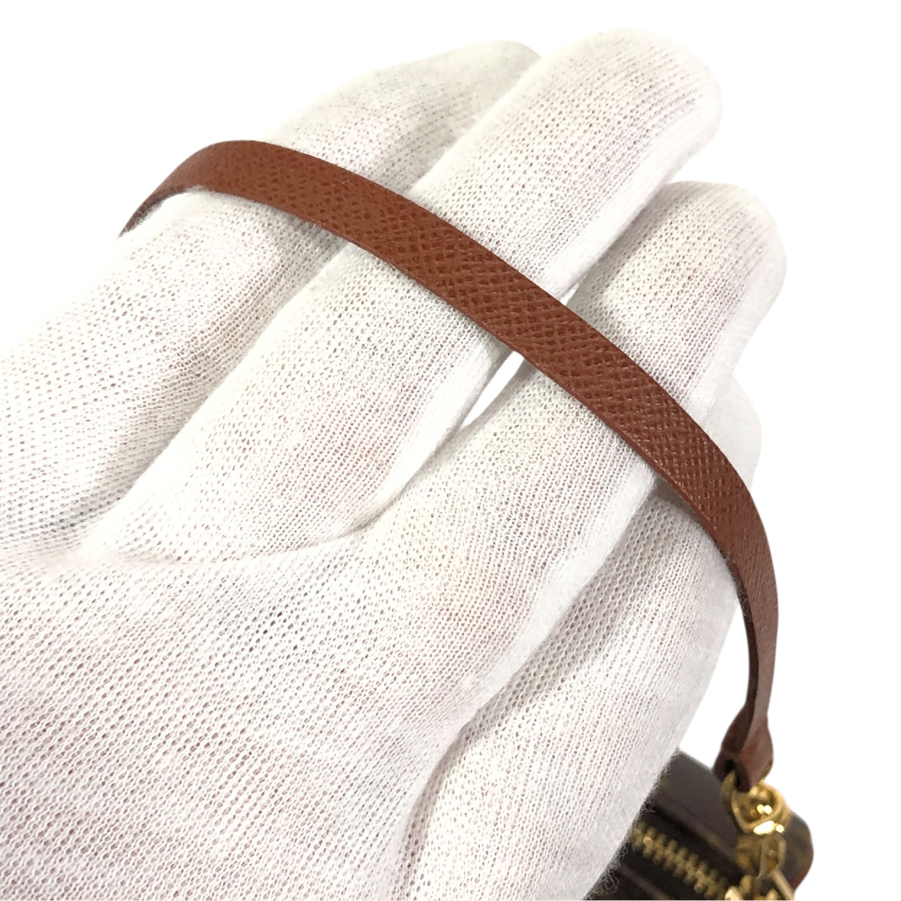 Monogram Papillon Handbag Attached Pouch (Old Model) - A small accessory pouch/cosmetic pouch made in France. — view 12