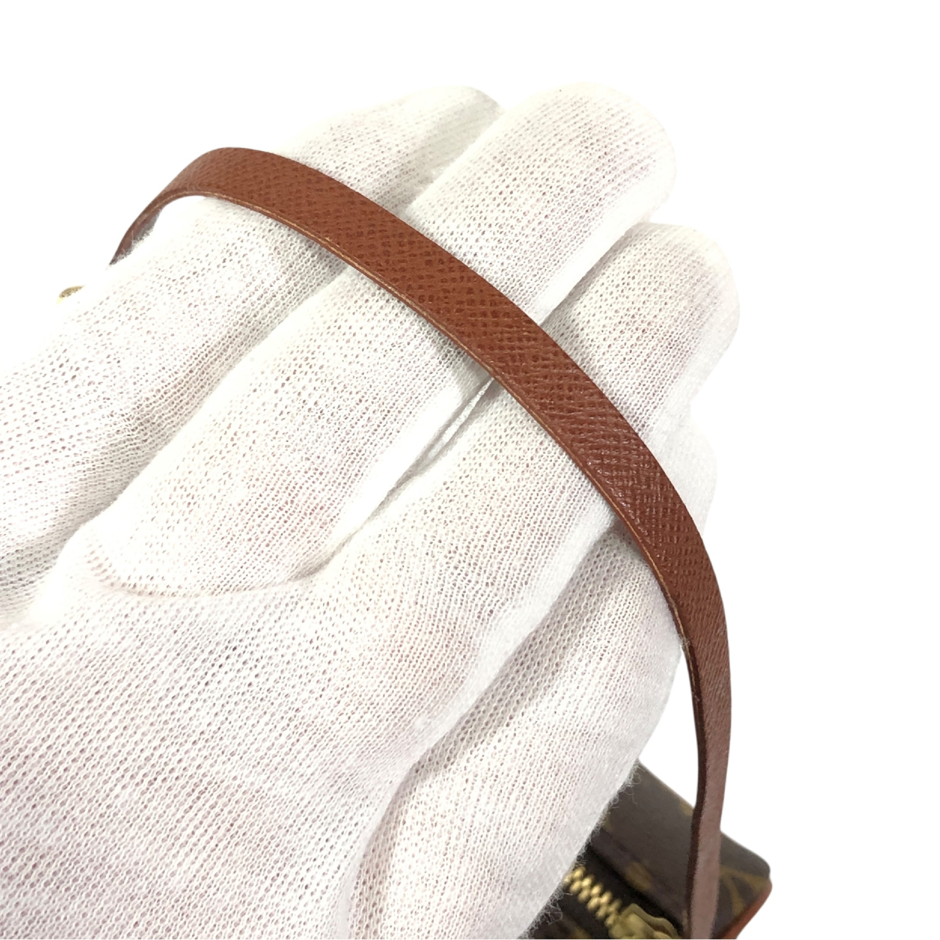 Monogram Papillon Handbag Attached Pouch (Old Model) - A small accessory pouch/cosmetic pouch made in France. — view 13