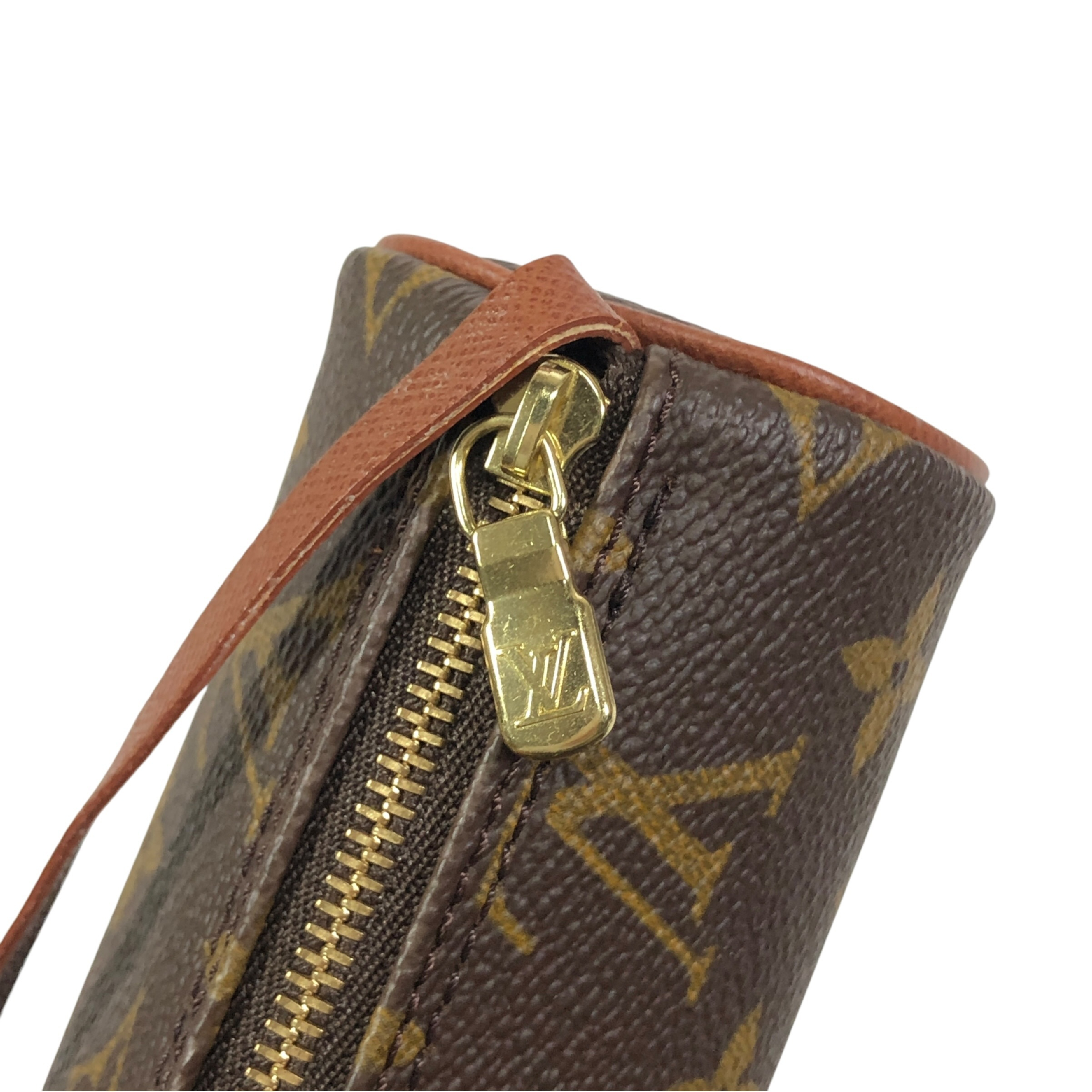 Monogram Papillon Handbag Attached Pouch (Old Model) - A small accessory pouch/cosmetic pouch made in France. — view 10