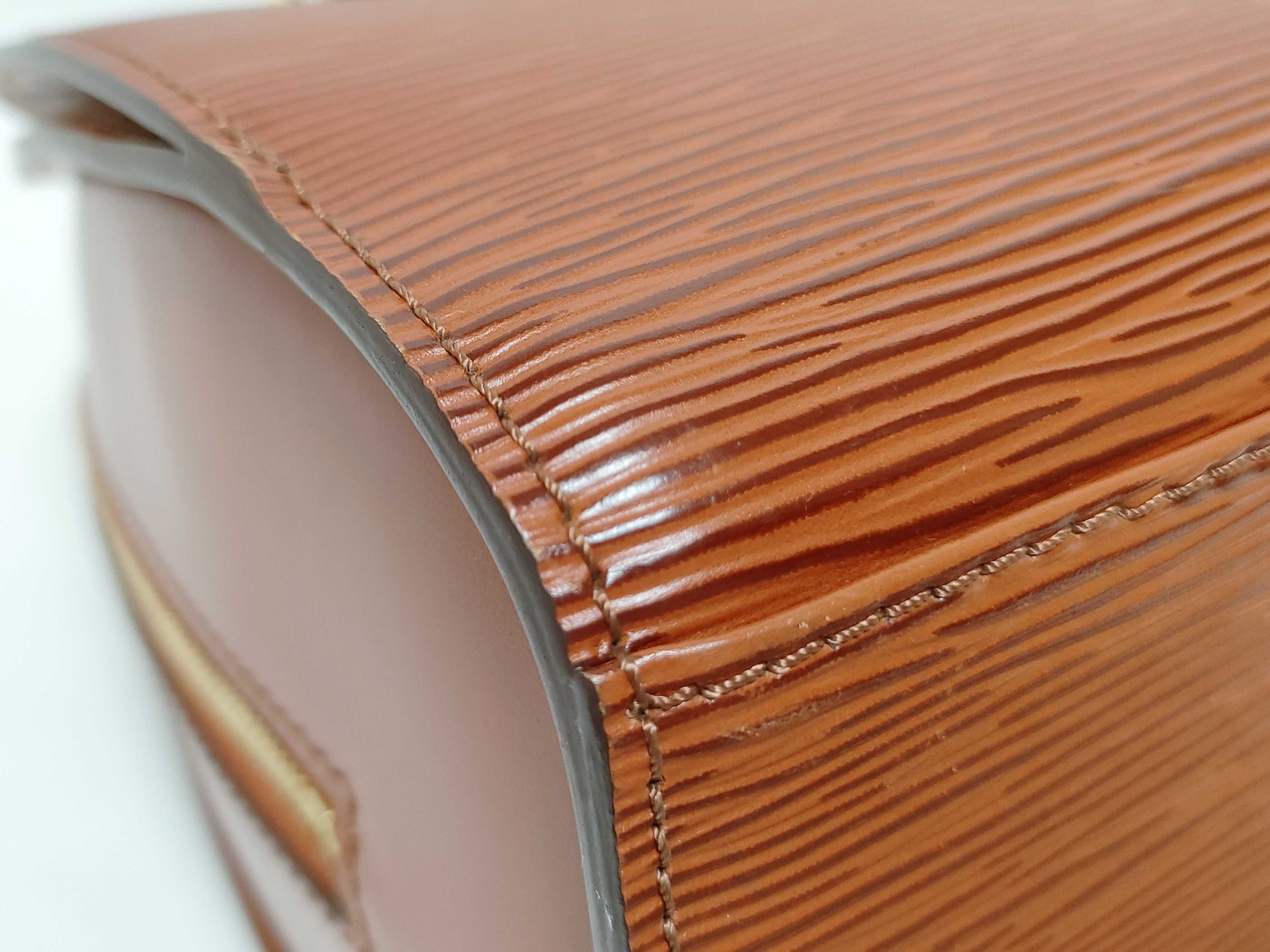 Epi Kenya Brown Epi Line Pont Neuf Handbag — view 7