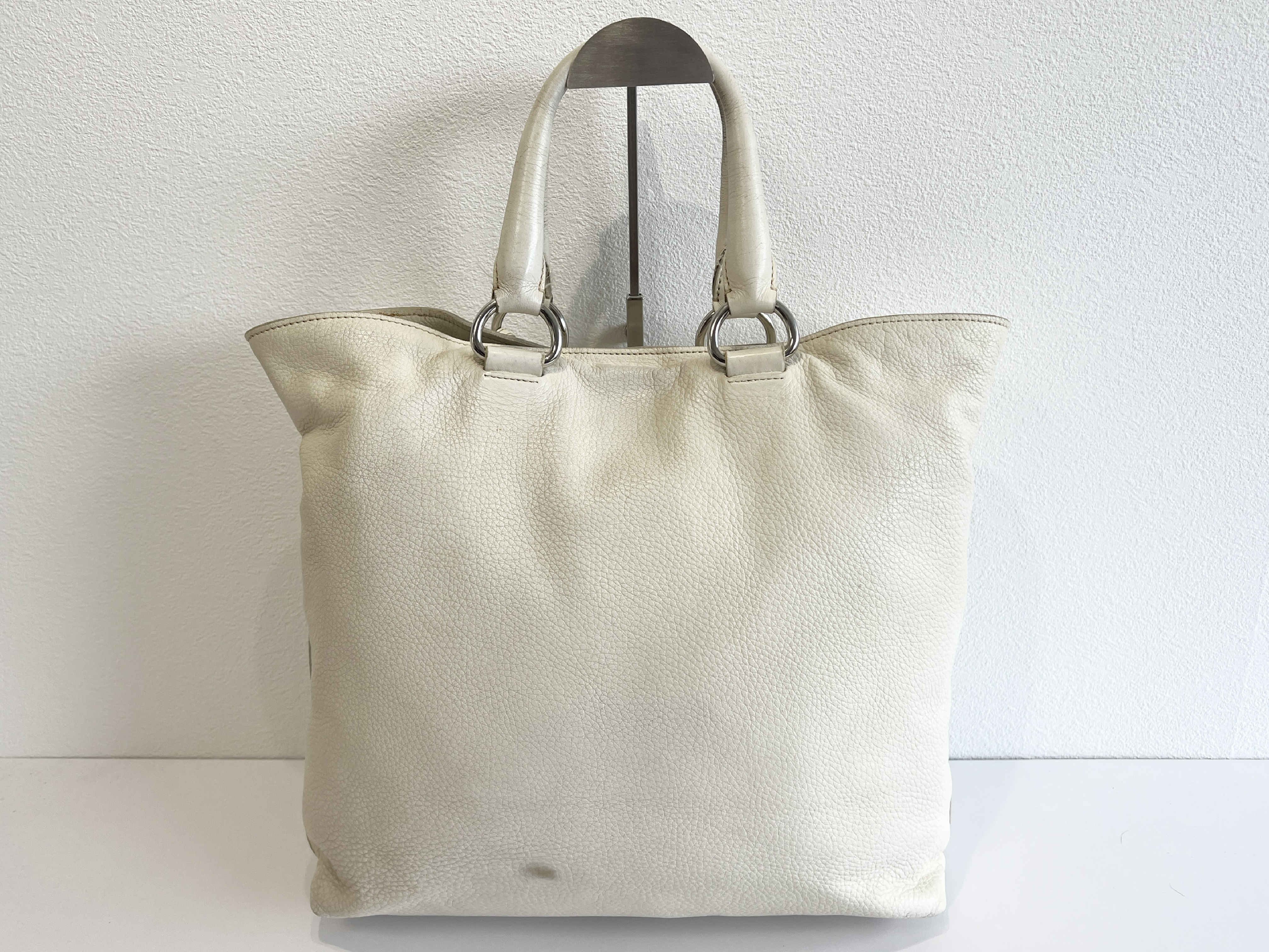 Vitello Daino Leather 2-way Shoulder Bag Tote Bag Handbag Tote Bag — view 3
