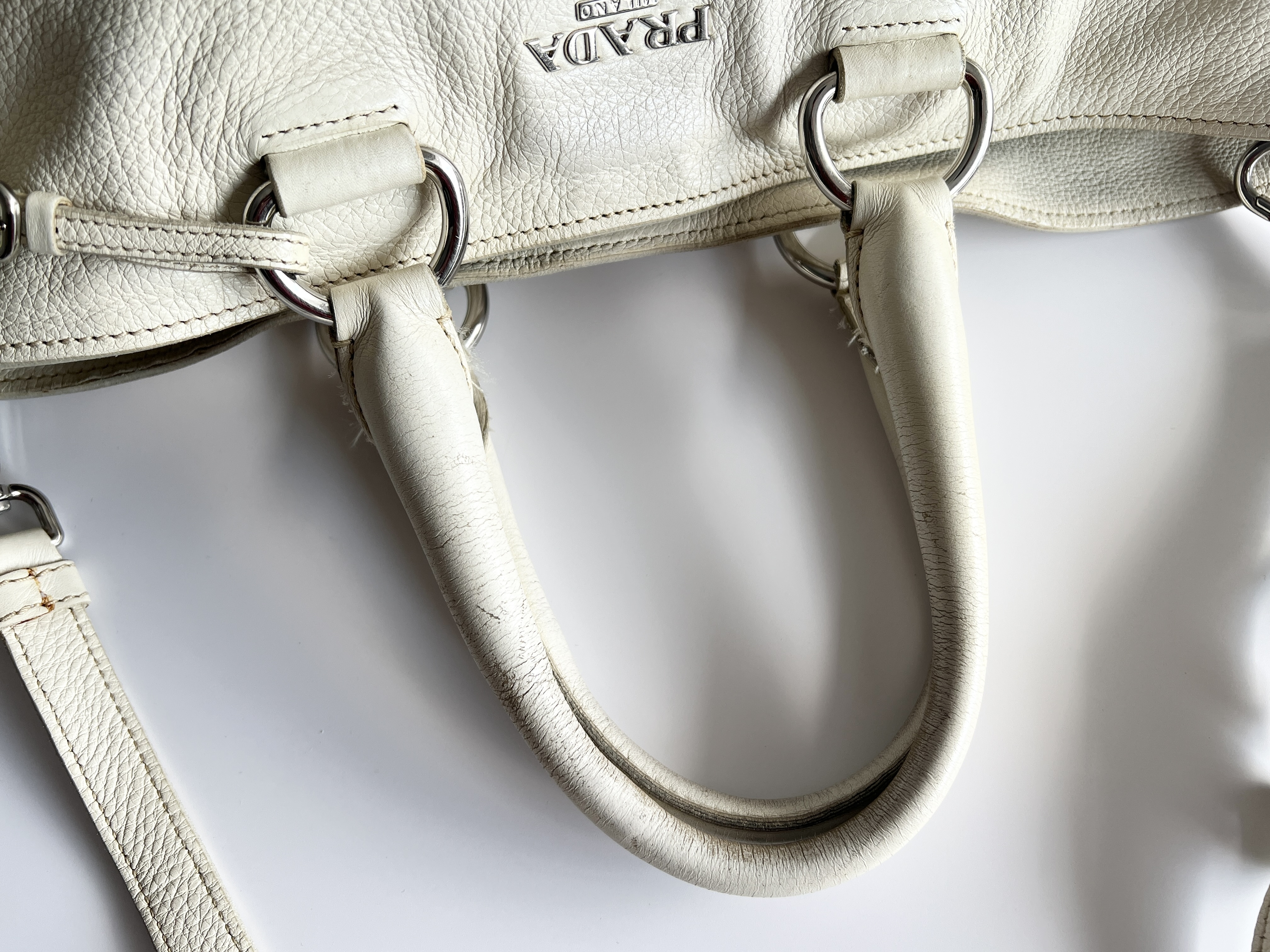 Vitello Daino Leather 2-way Shoulder Bag Tote Bag Handbag Tote Bag — view 5